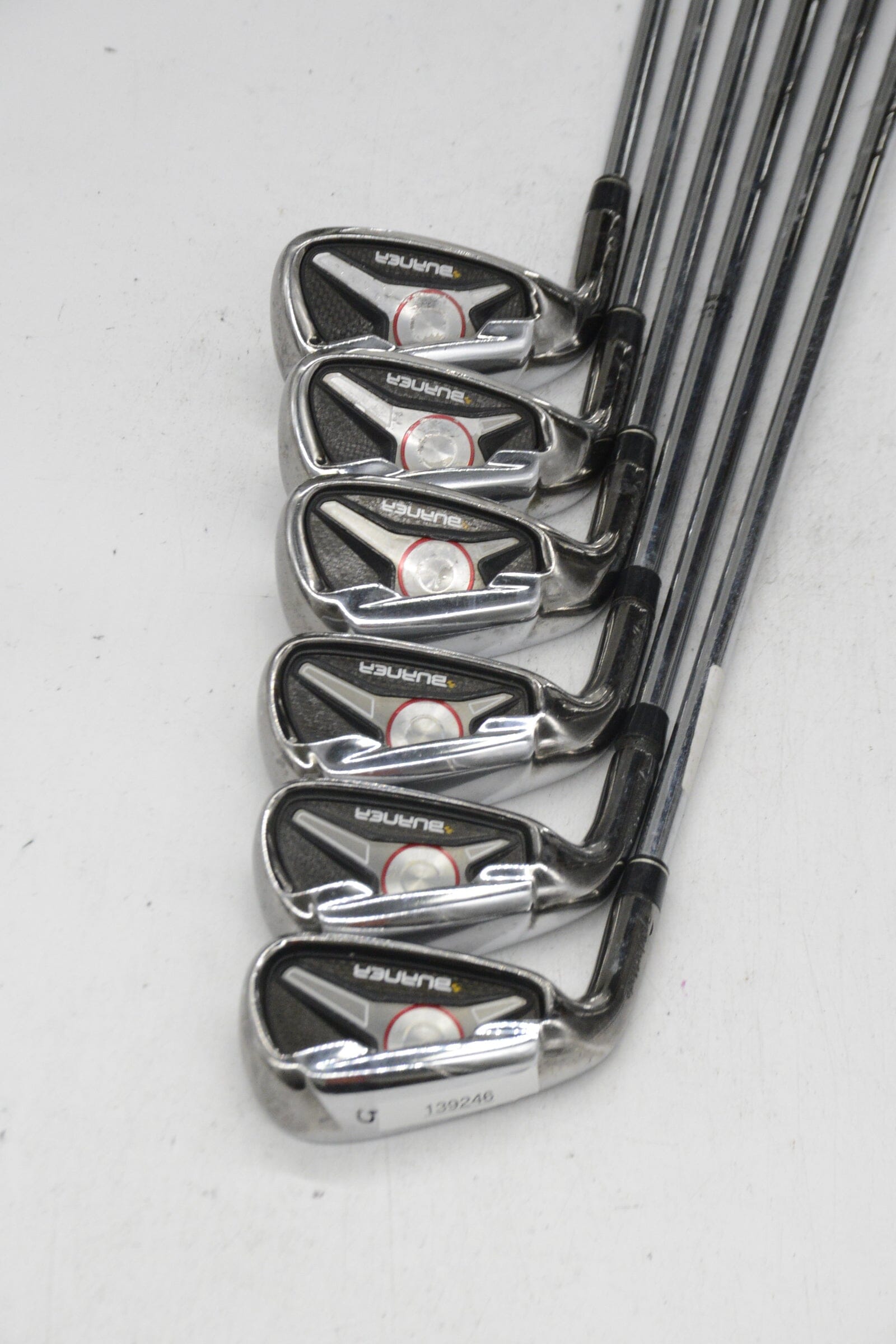 Lefty TaylorMade Burner '09 5-7, 9-AW Iron Set R Flex +0.25" Golf Clubs GolfRoots