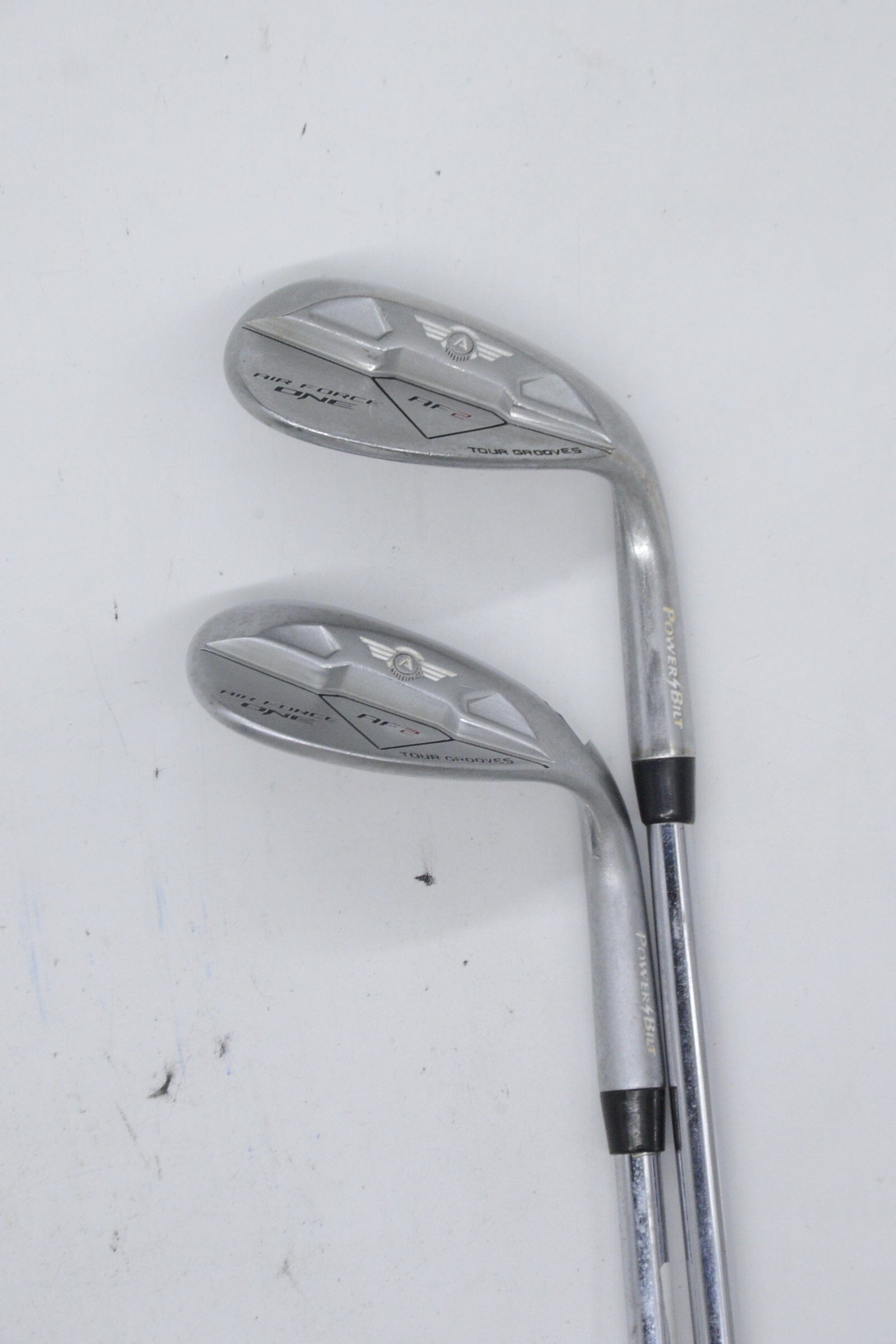 PowerBilt Air Force One AF2 56 & 60 Degree Wedge Set Wedge Flex Golf Clubs GolfRoots