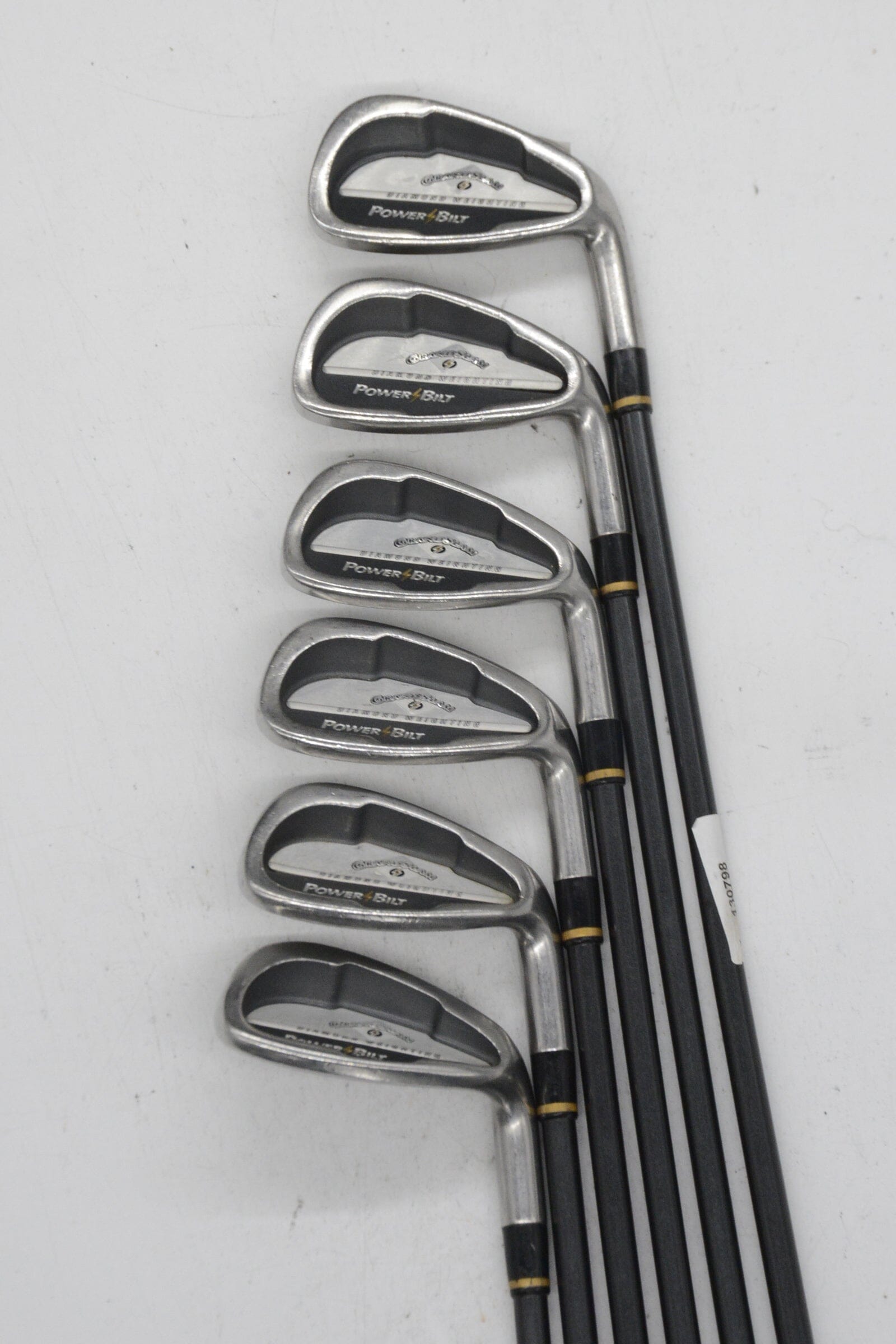PowerBilt Grandslam 5-6, 8-PW, SW Iron Set SR Flex Std Length Golf Clubs GolfRoots