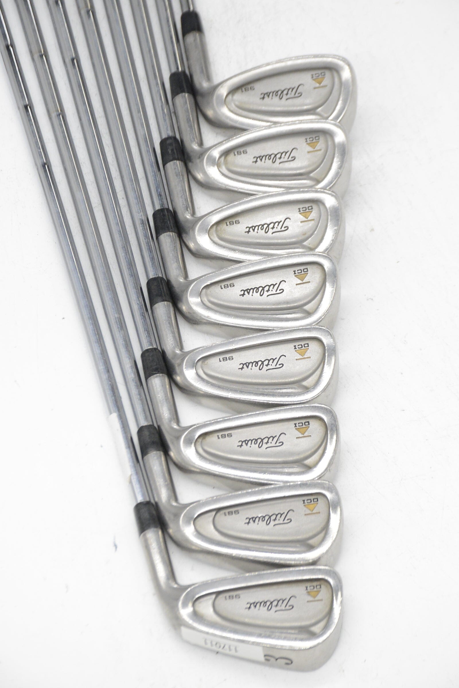 Titleist DCI 981 3-PW Iron Set S Flex +1" Golf Clubs GolfRoots