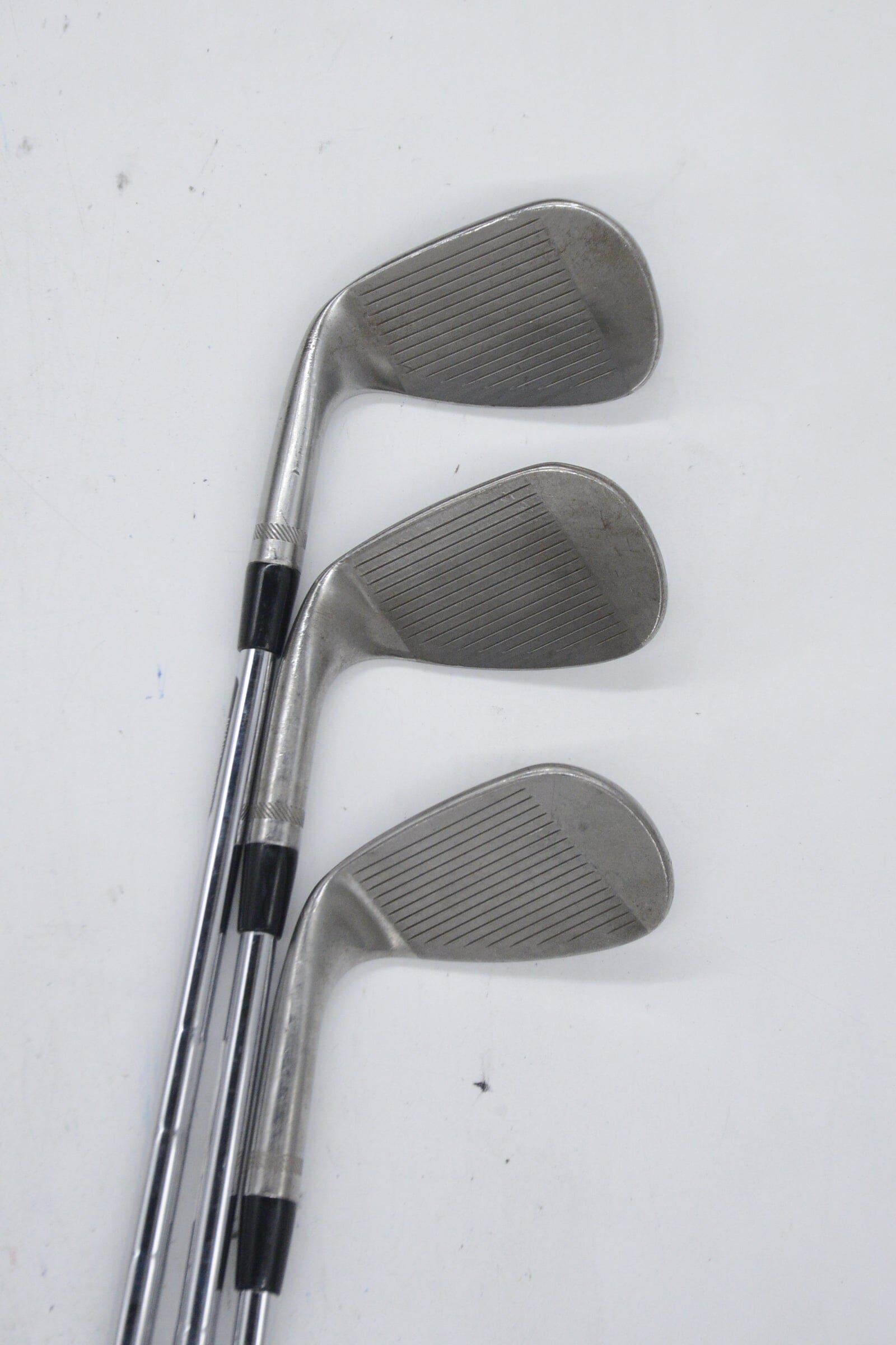 Titleist Vokey SM9 Brushed Steel 50, 54, 60 Degree Wedge Set S Flex Golf Clubs GolfRoots