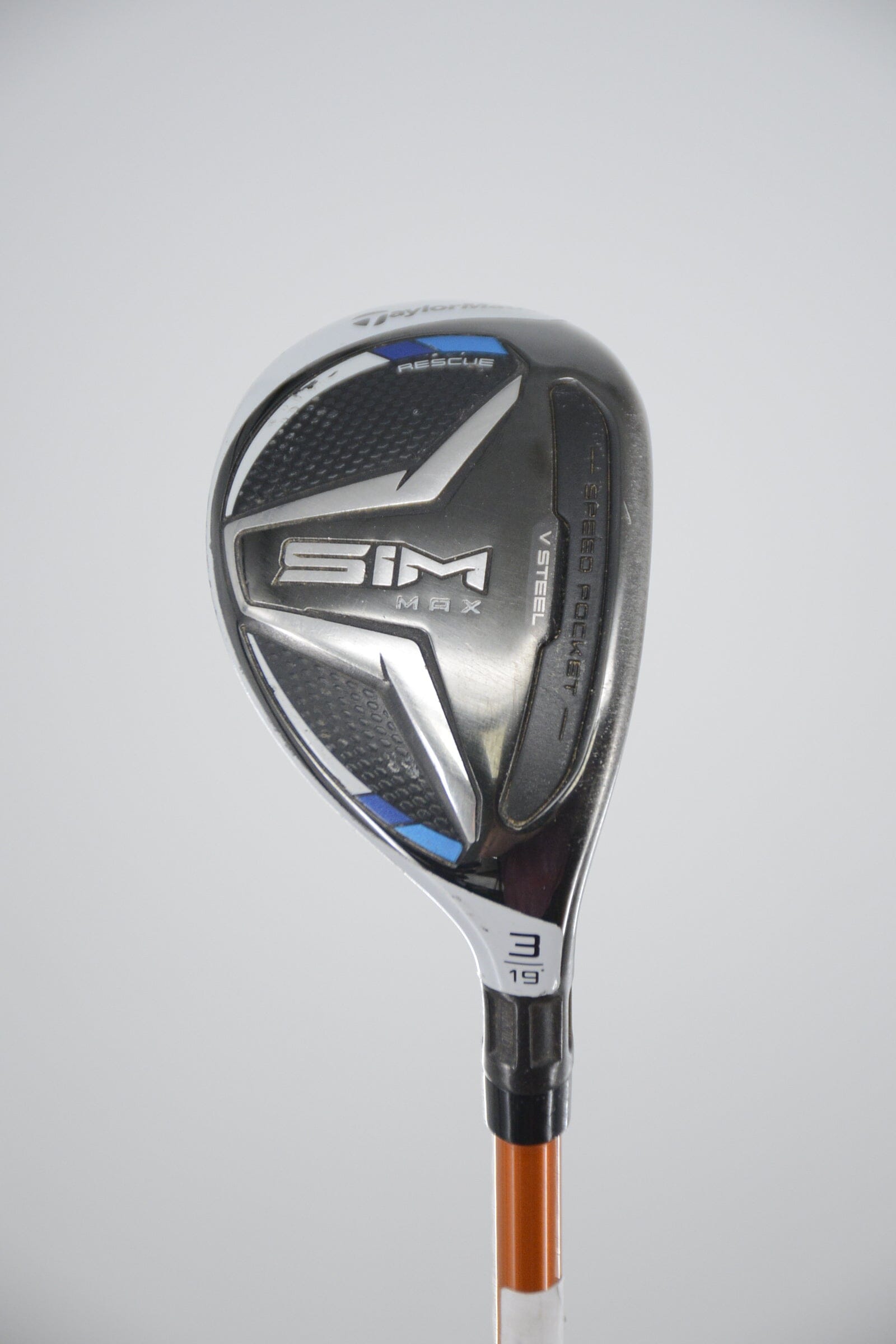 TaylorMade SIM Max 3 Hybrid S Flex 40.5" Golf Clubs GolfRoots