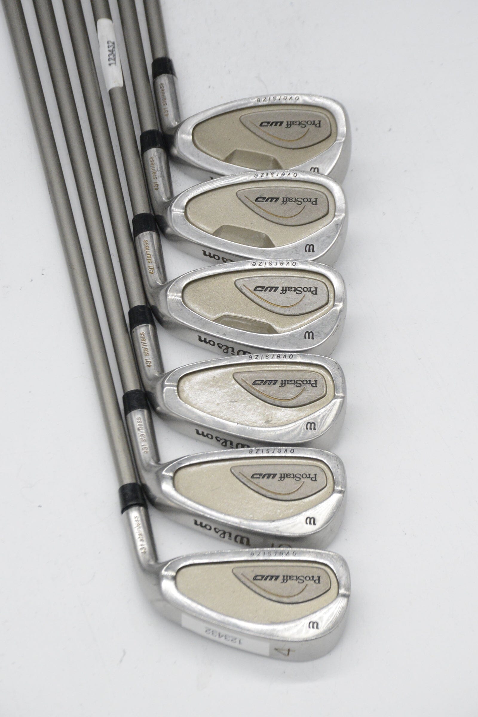 Women's Wilson Pro Staff WD 4-6, 8-PW Iron Set W Flex Std Length Golf Clubs GolfRoots