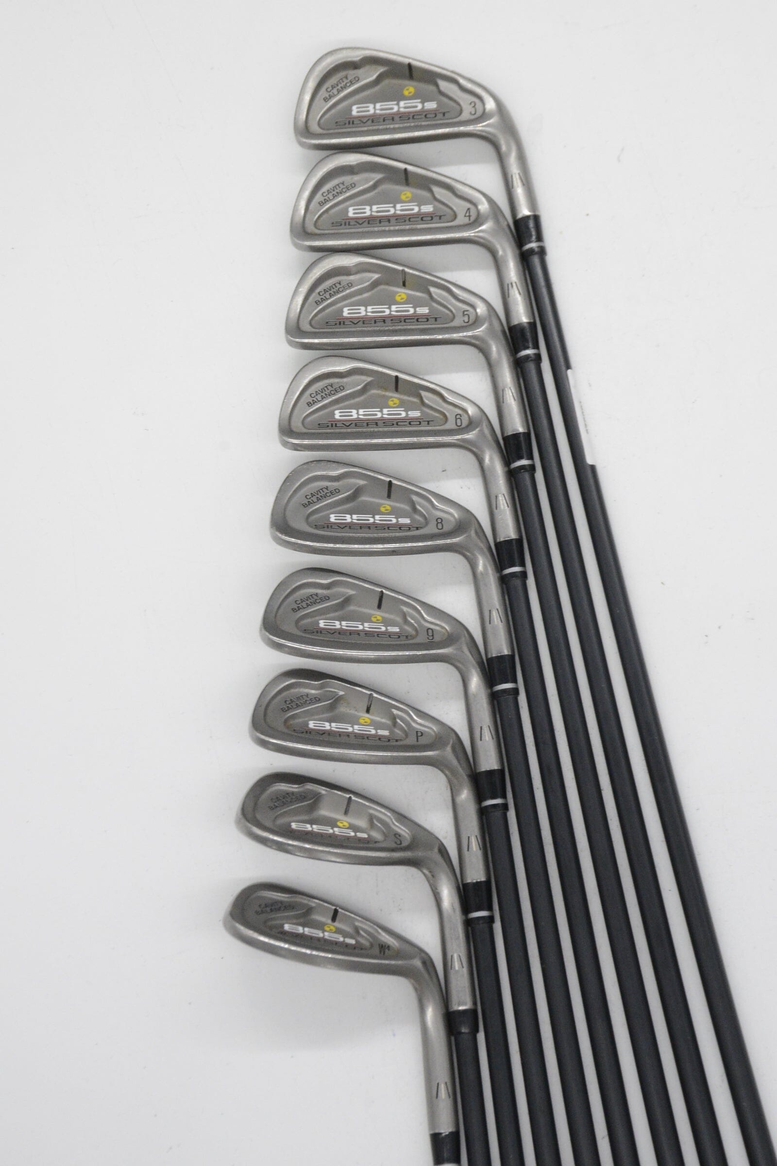 Tommy Armour 855S Silver Scot 3-6, 8-SW Iron Set S Flex Std Length Golf Clubs GolfRoots