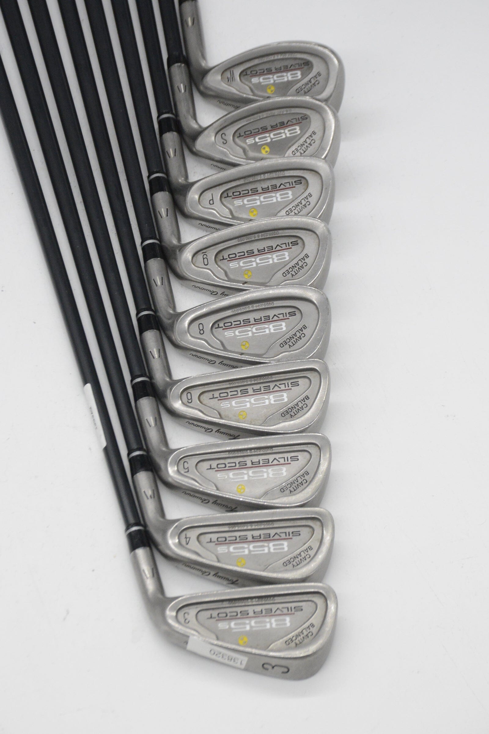 Tommy Armour 855S Silver Scot 3-6, 8-SW Iron Set S Flex Std Length Golf Clubs GolfRoots