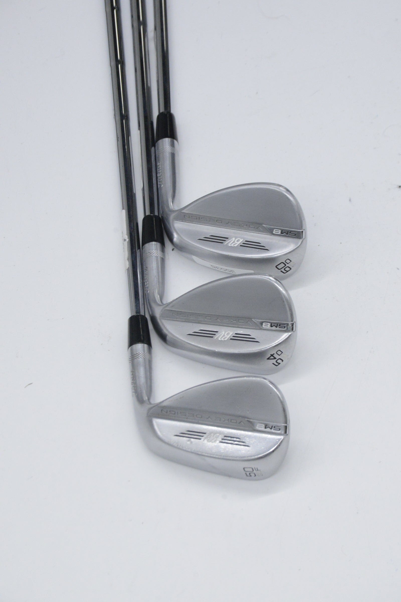 Titleist Vokey SM8 Tour Chrome 50, 54, 58 Degree Wedge Set Wedge Flex Golf Clubs GolfRoots