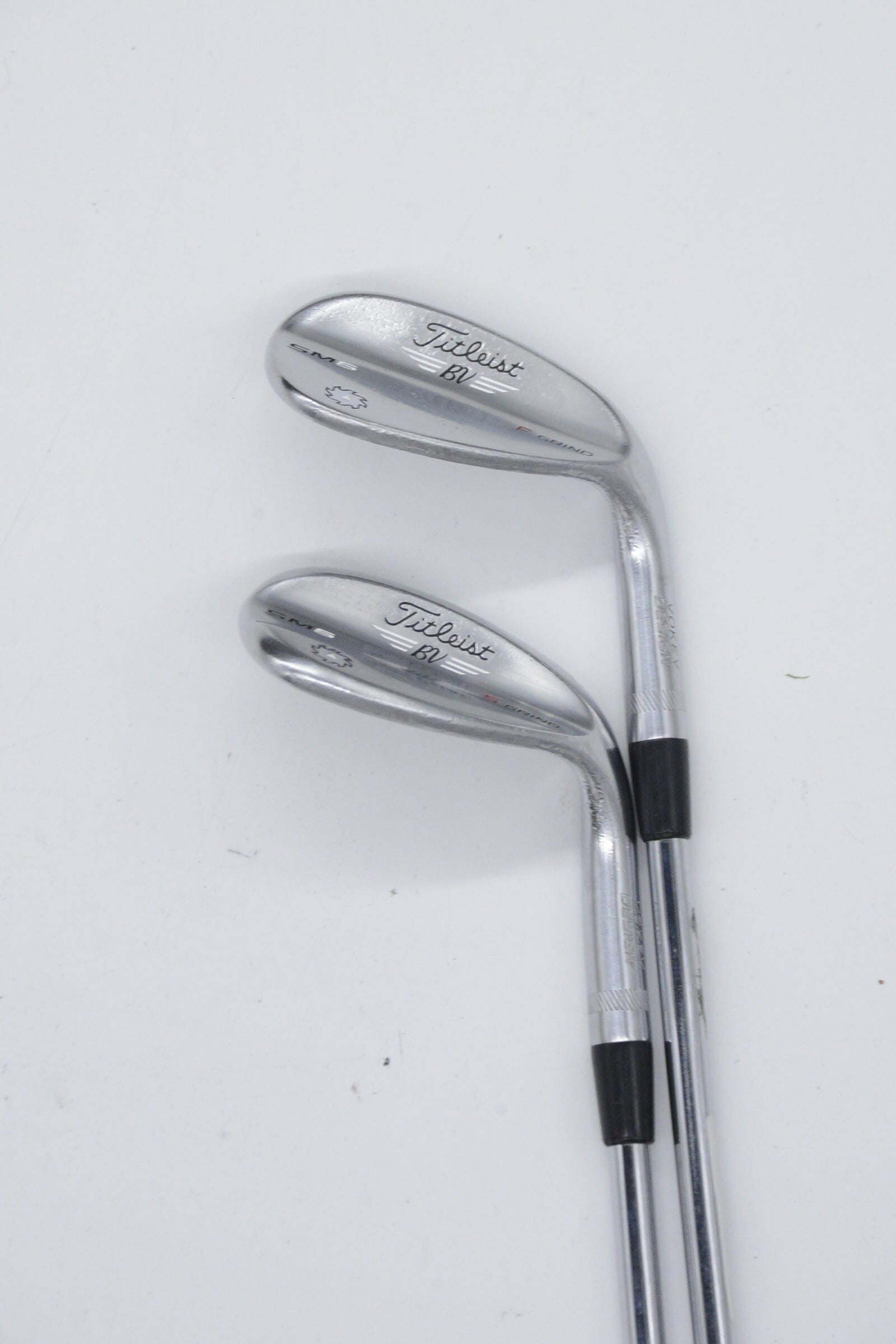 Titleist Vokey SM6 Tour Chrome 56 & 60 Degree Wedge Set R Flex Golf Clubs GolfRoots