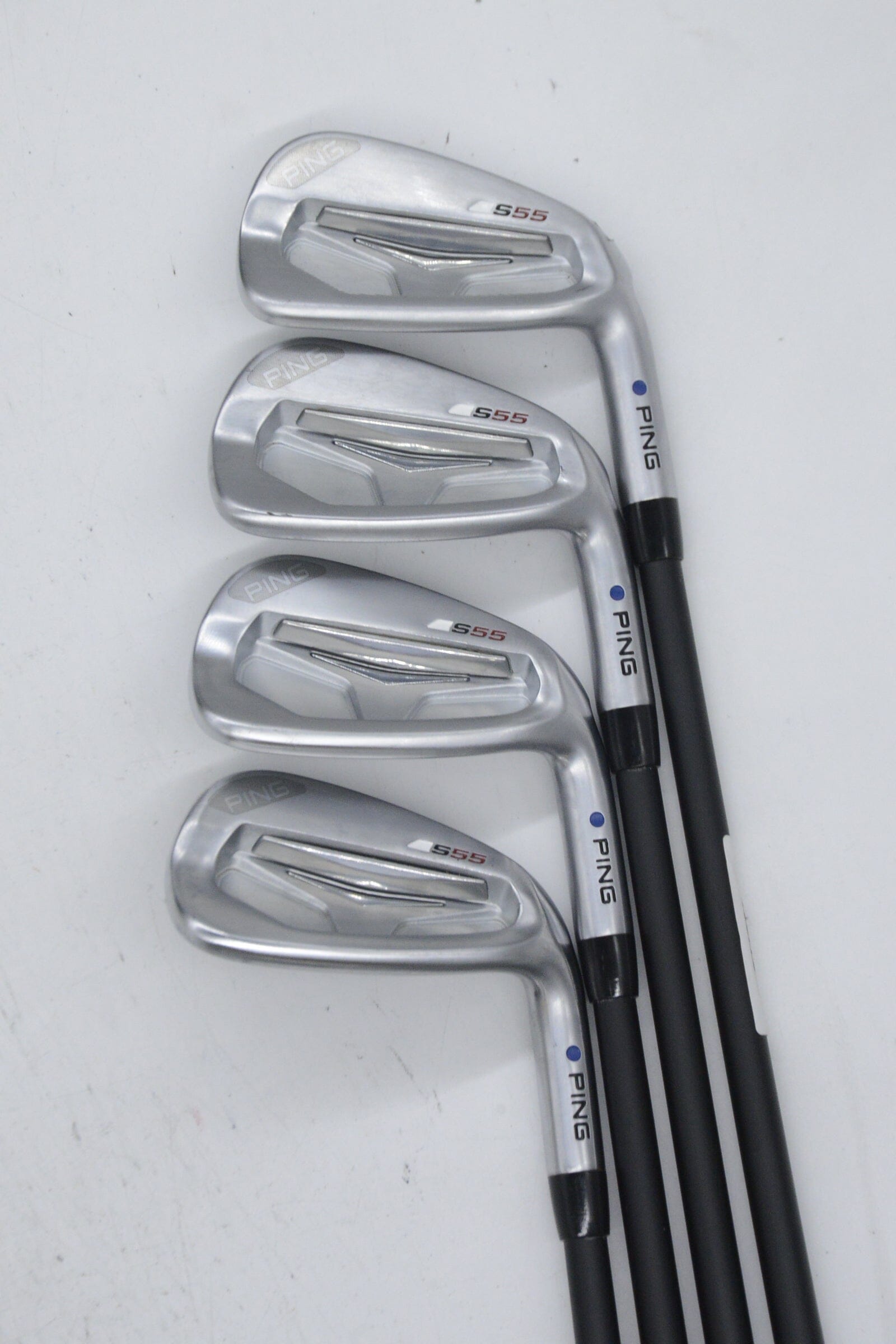 Ping S55 7-PW Iron Set R Flex +0.5" Golf Clubs GolfRoots