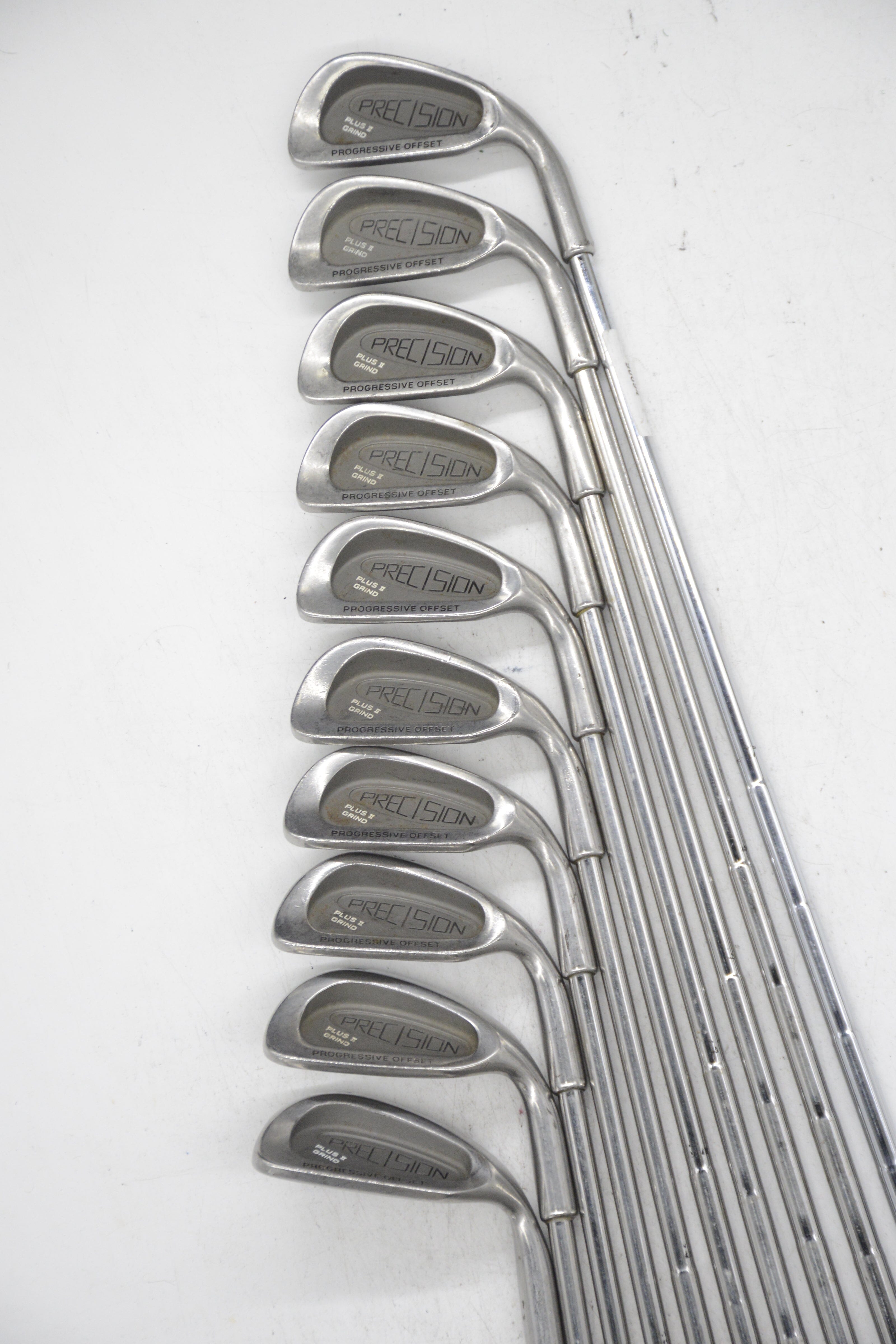 Precision Plus II 2-PW, SW Iron Set S Flex -0.5" Golf Clubs GolfRoots