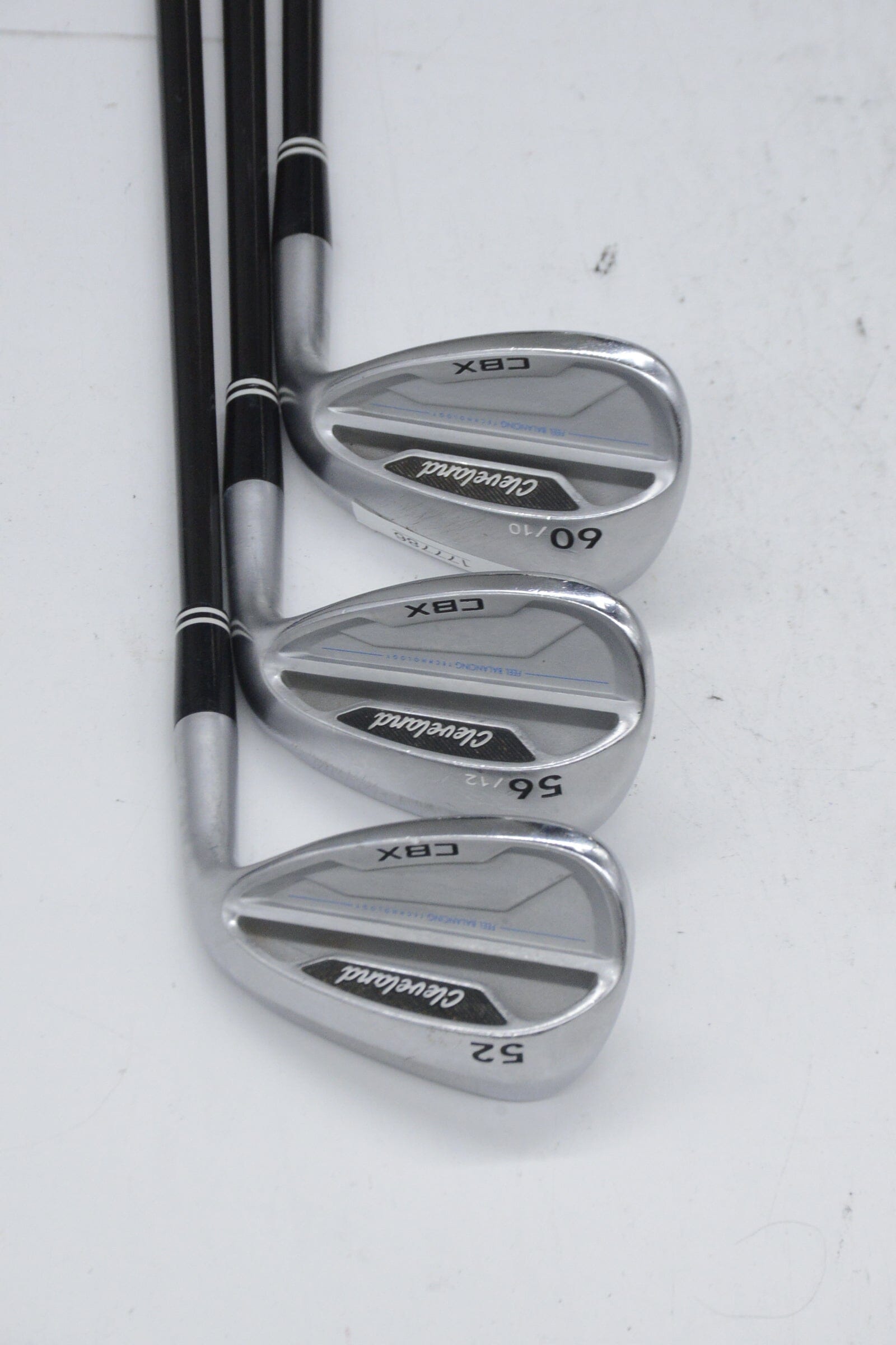 Cleveland CBX 52, 56, 60 Degree Wedge Set Wedge Flex Golf Clubs GolfRoots