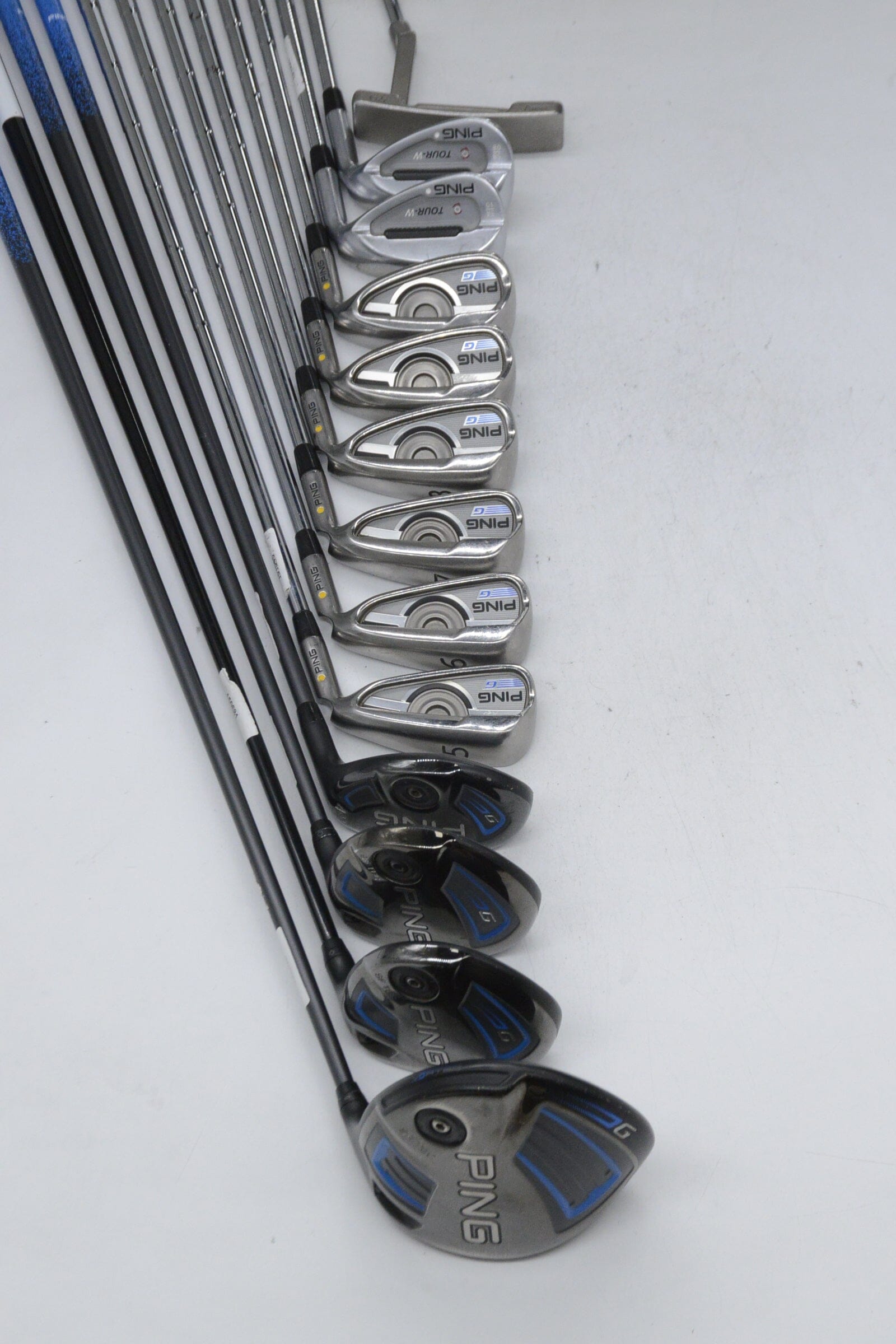 Ping G Mixed Full Set R Flex +0.25" Golf Clubs GolfRoots