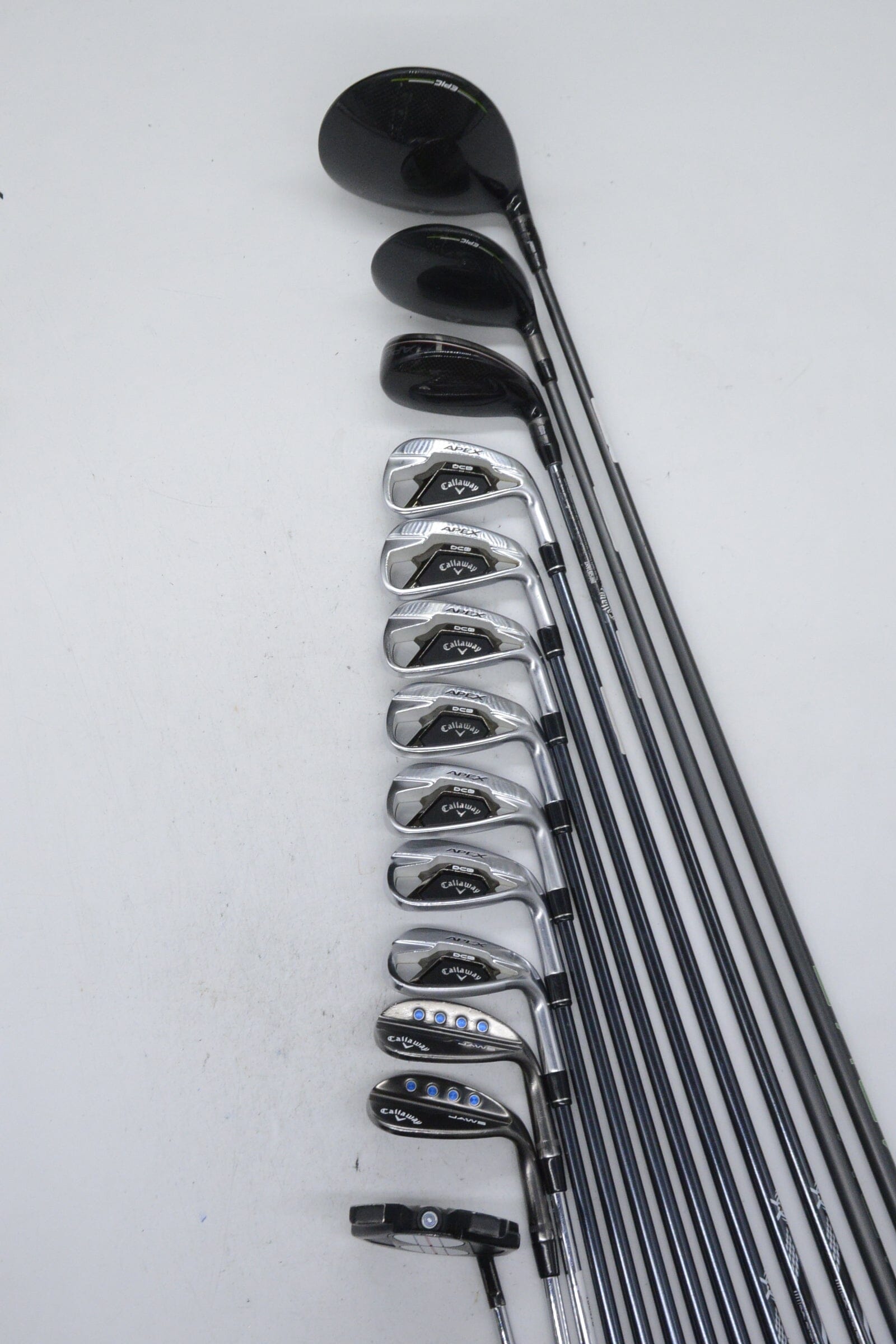 Callaway Apex DCB Mixed Full Set R Flex -0.25" Golf Clubs GolfRoots