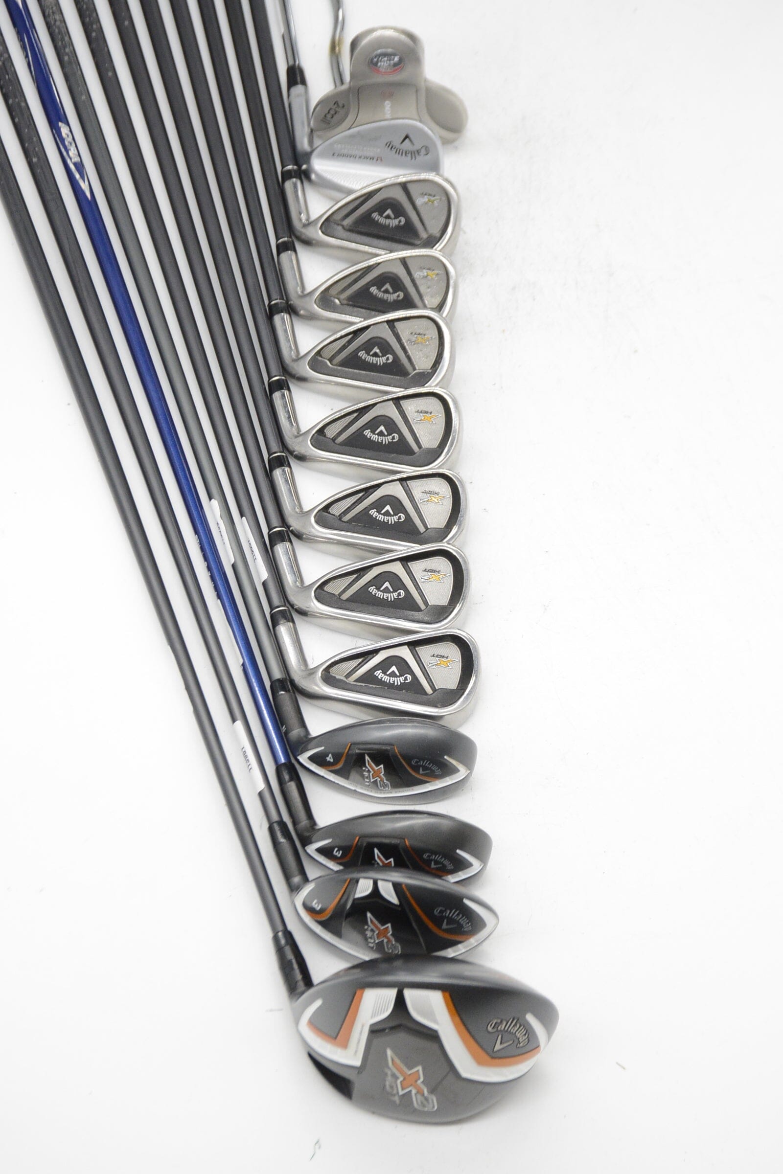 Callaway X2 Hot Mixed Full Set R Flex -0.5" Golf Clubs GolfRoots
