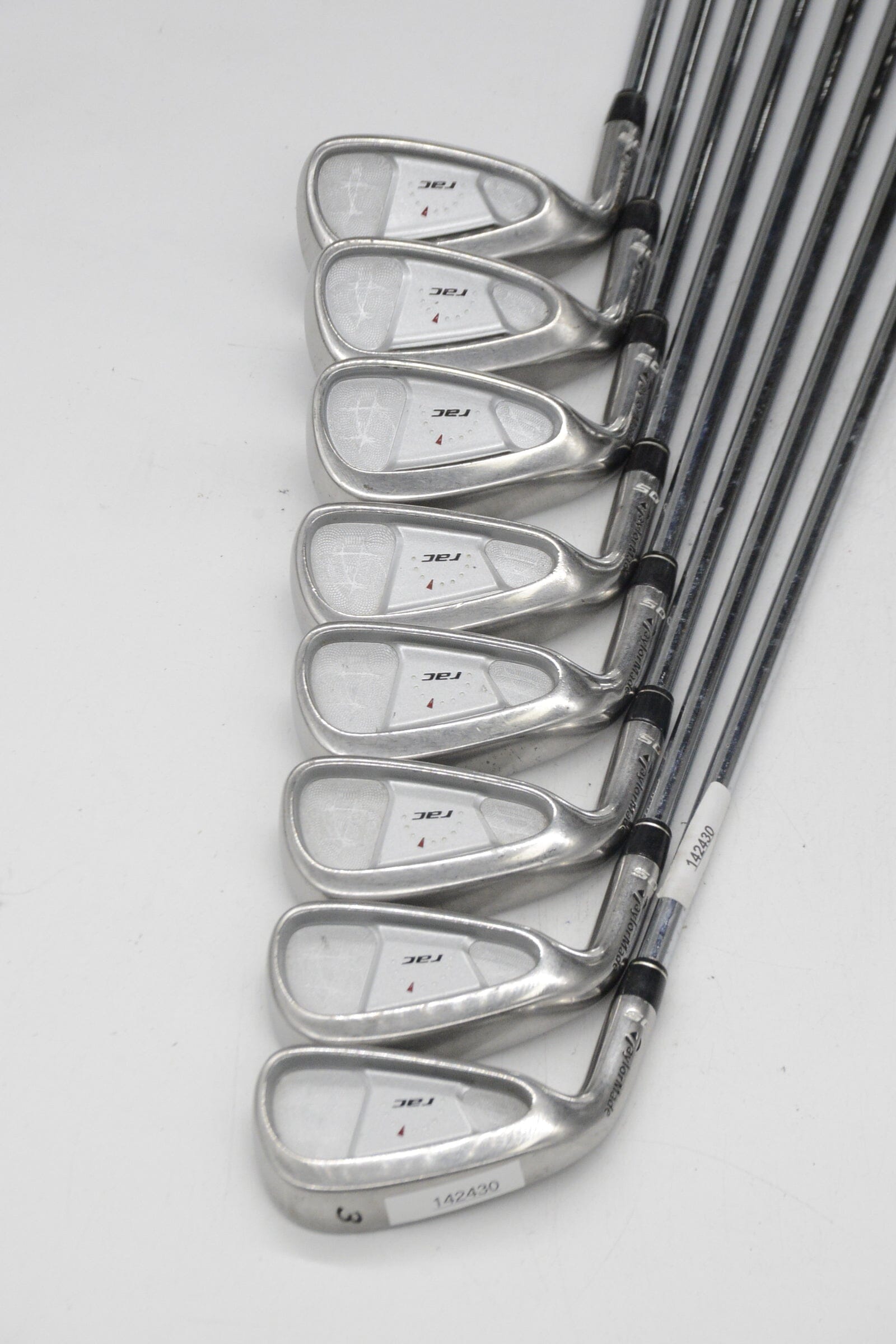 Lefty TaylorMade Rac OS 3-PW Iron Set S Flex +1" Golf Clubs GolfRoots