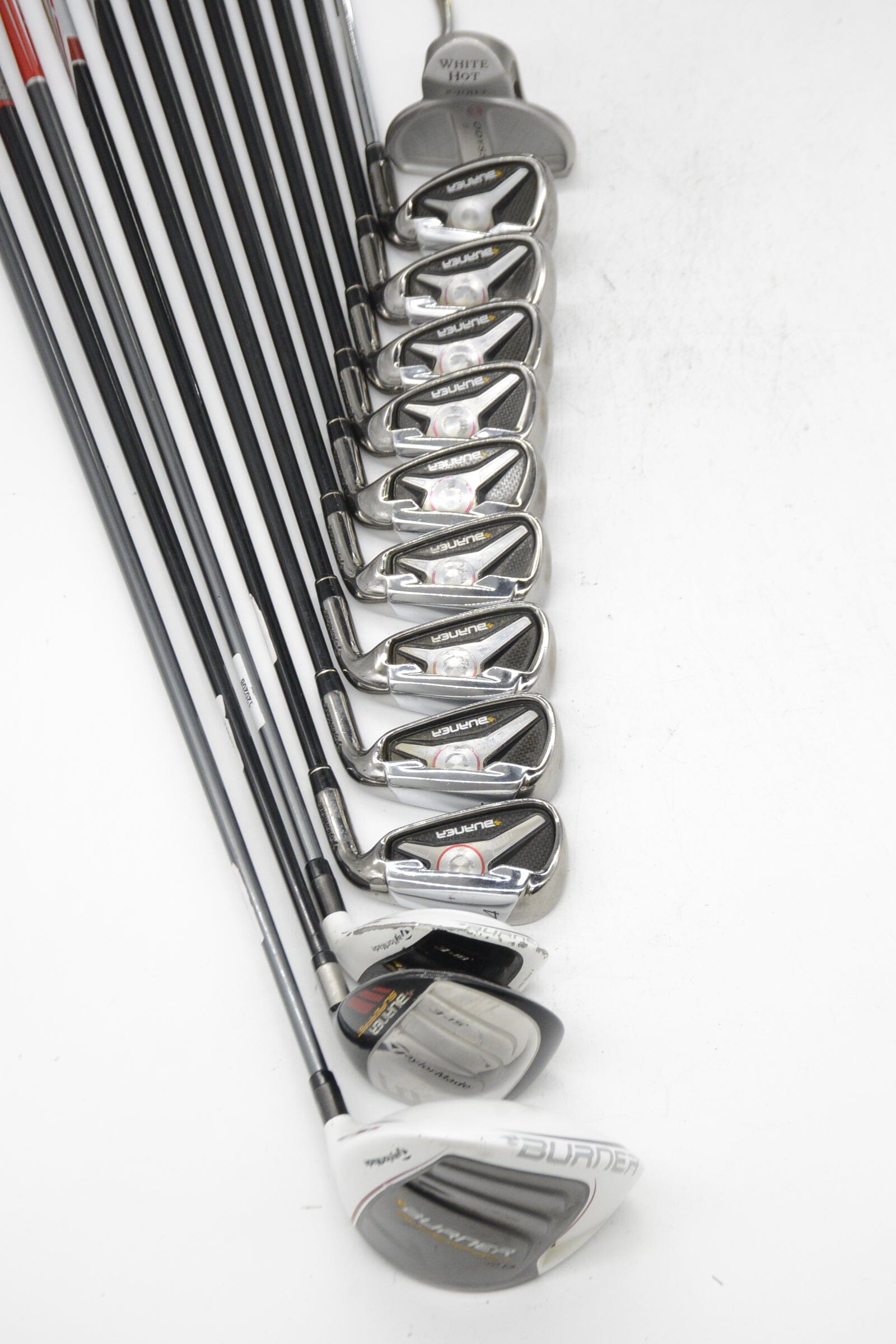 TaylorMade Burner '09 Mixed Full Set R Flex +0.25" Golf Clubs GolfRoots