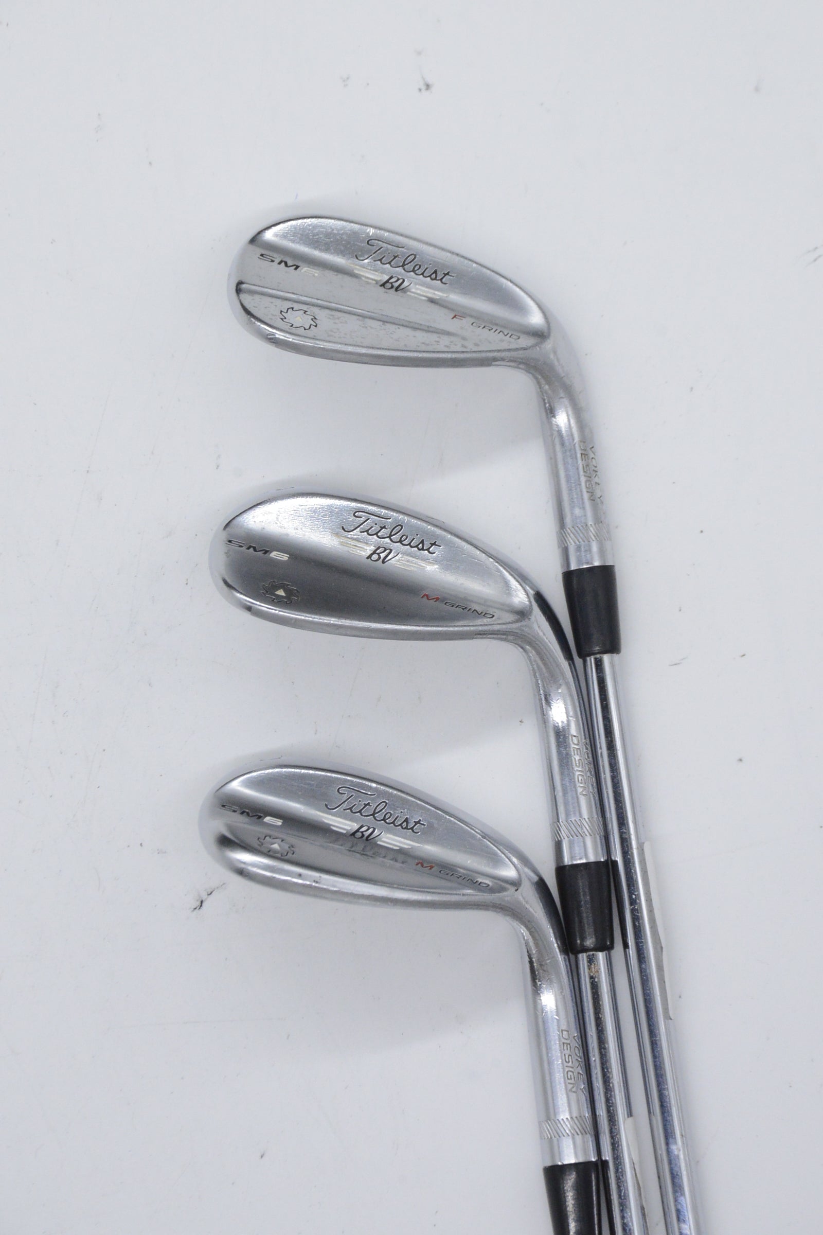 Titleist Vokey SM6 Tour Chrome 50, 54, 60 Degree Wedge Set Wedge Flex