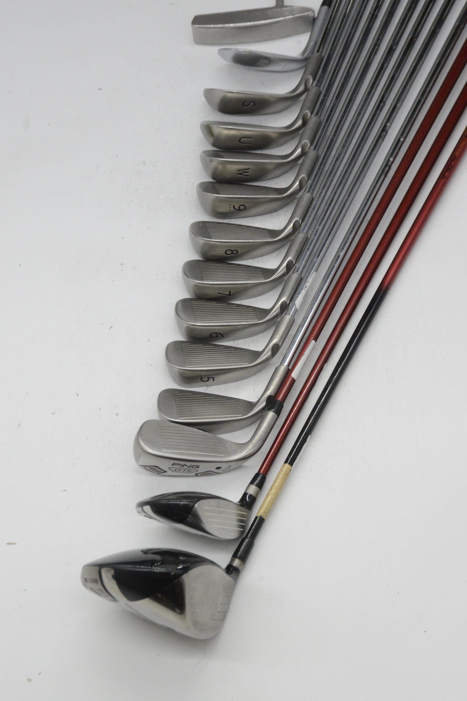 Ping G15 Mixed Full Set S Flex +1.5" Golf Clubs GolfRoots