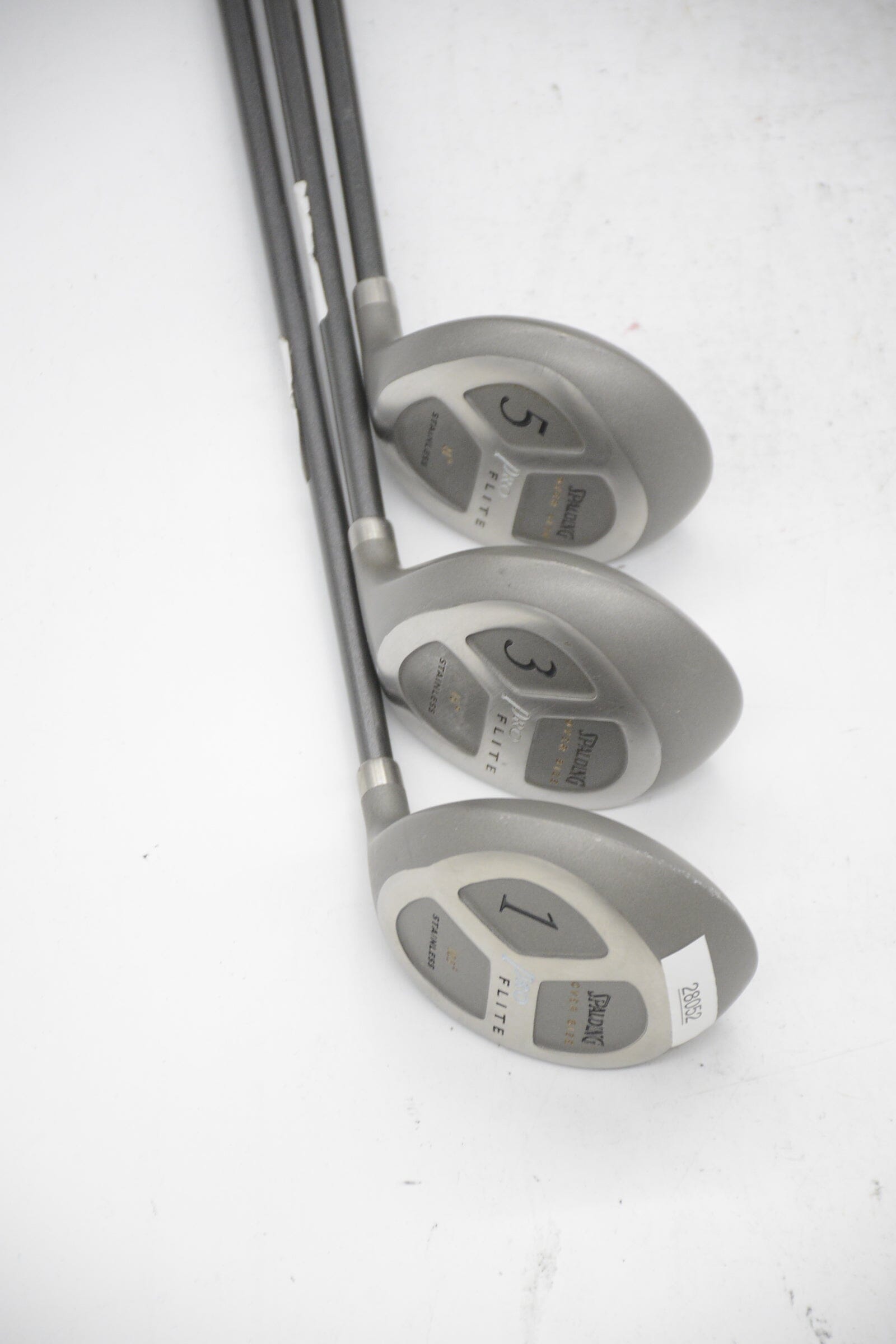 Women's Spalding Pro Flite D, 3W, 5W Wood Set W Flex Golf Clubs GolfRoots