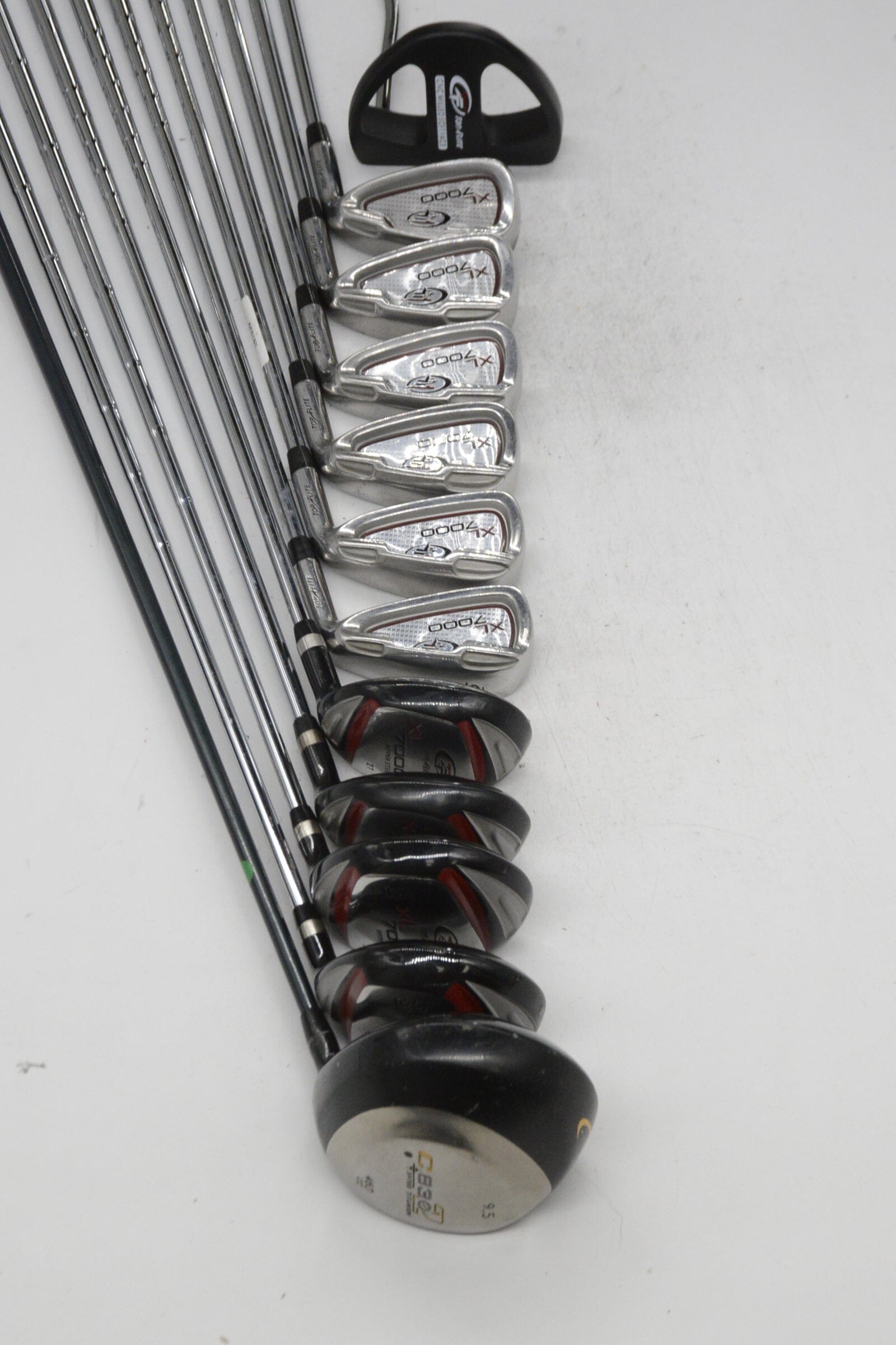 Top Flite XL 7000 Mixed Full Set R Flex -0.25" Golf Clubs GolfRoots