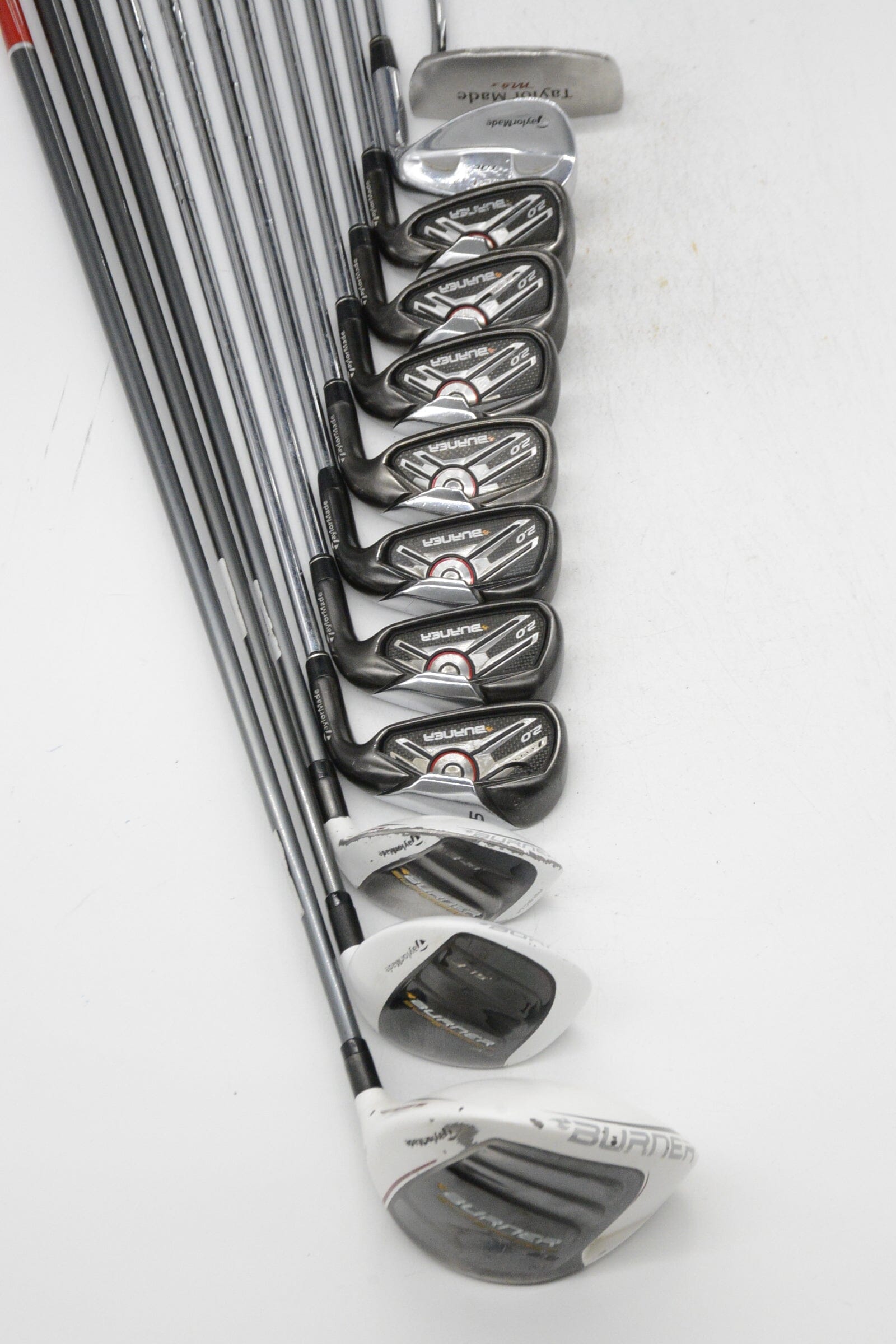 TaylorMade Burner 2.0 Mixed Full Set R Flex +0.25" Golf Clubs GolfRoots
