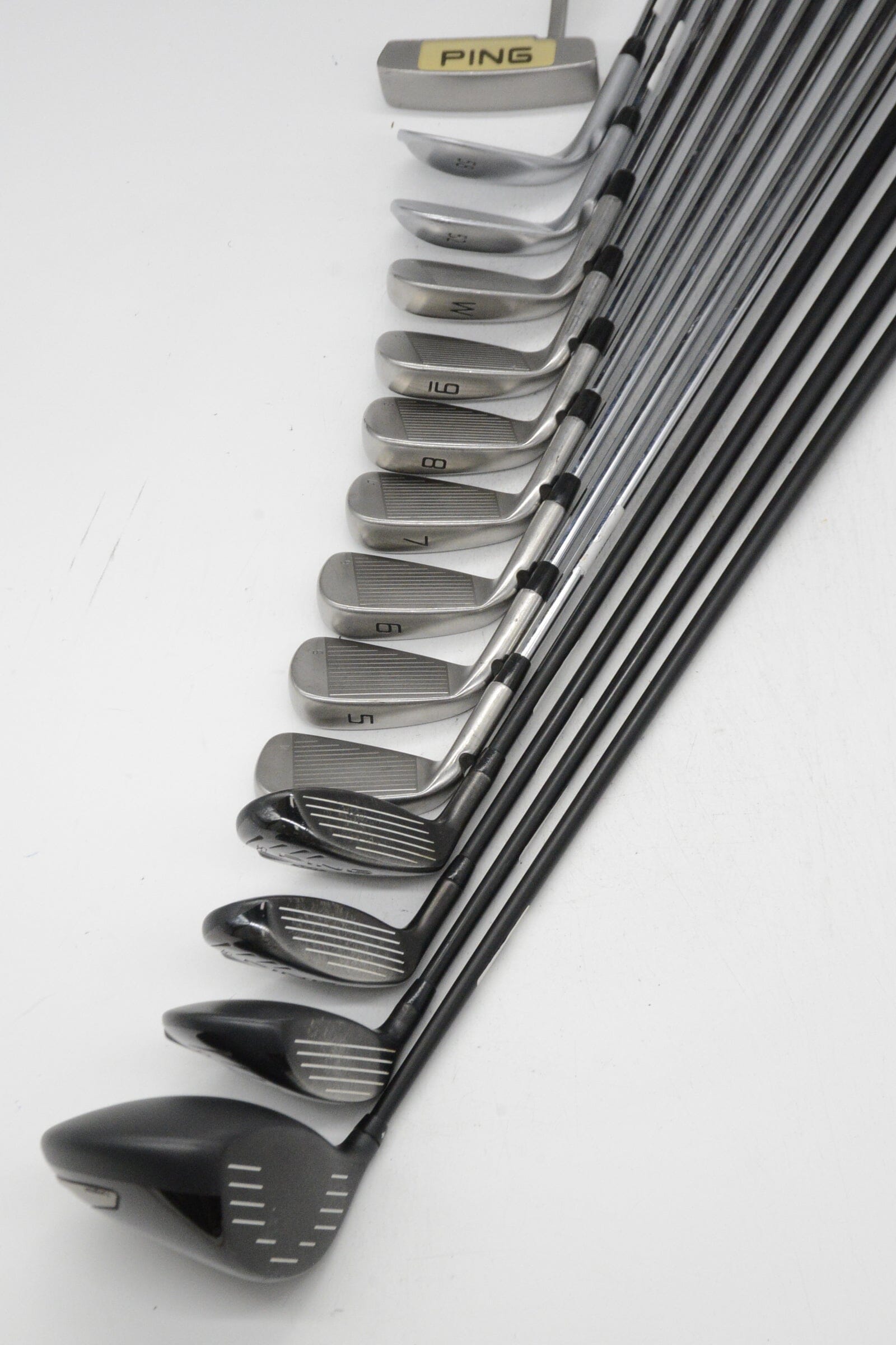Ping I Series E1 Mixed Full Set S Flex +0.5" Golf Clubs GolfRoots