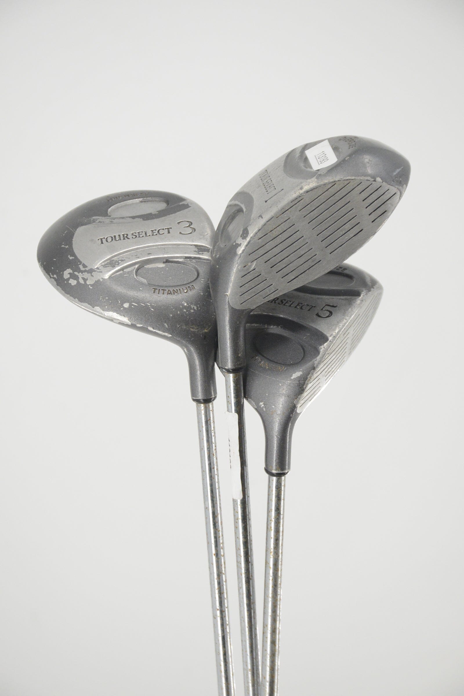 Tour Select Oversized Ti D, 3W, 5W Wood Set R Flex Golf Clubs GolfRoots