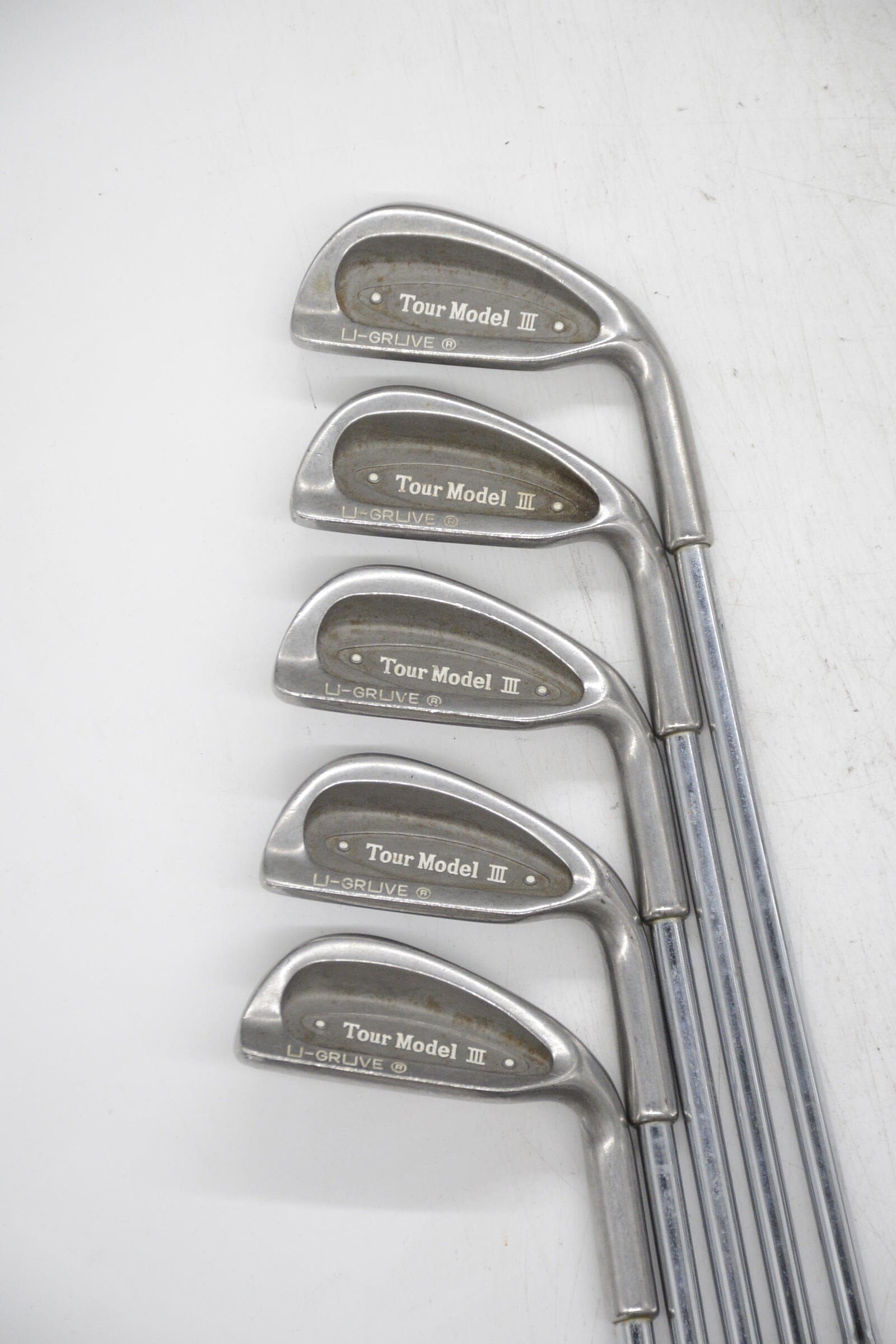 Tour Model II Li-Gruve 4-7, 9 Iron Set R Flex -0.25" Golf Clubs GolfRoots