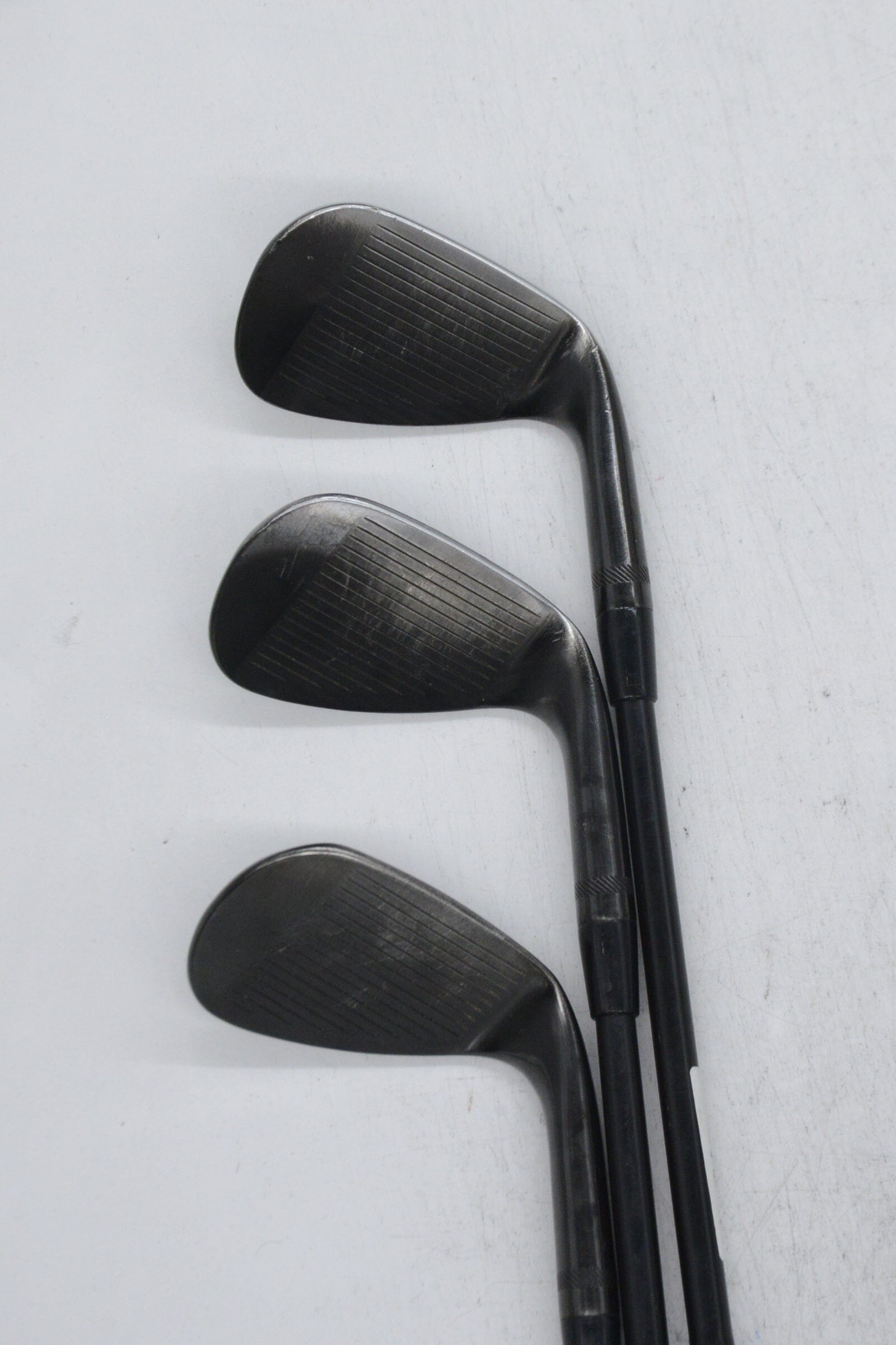 Lefty Titleist Vokey SM9 Jet Black 50, 54, 60 Degree Wedge Set S Flex Golf Clubs GolfRoots