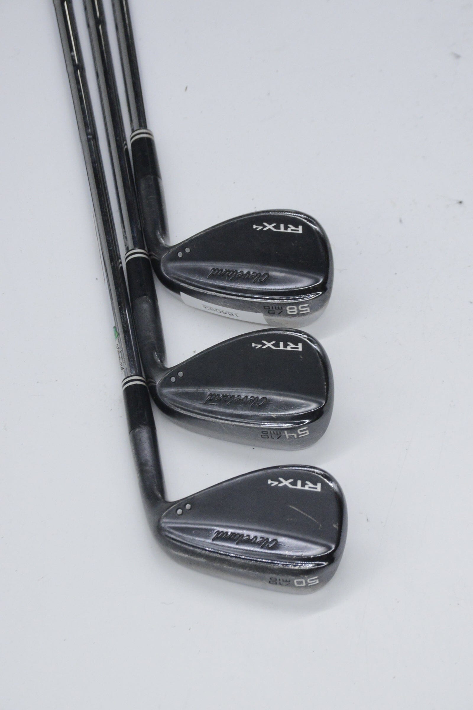 Cleveland RTX 4 Black Satin 50, 54, 58 Degree Wedge Set S Flex Golf Clubs GolfRoots