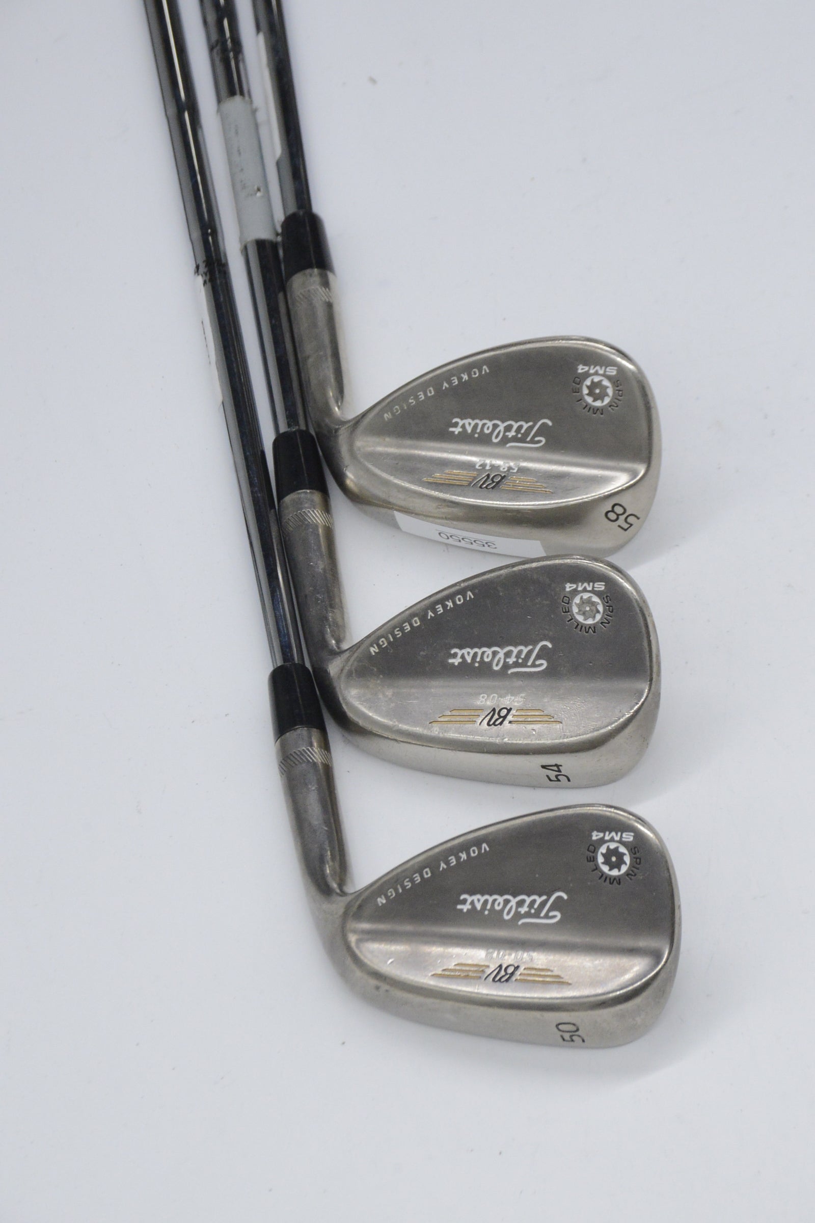 Titleist Vokey SM4 Black Nickel 50, 54, 58 Degree Wedge Set Wedge Flex