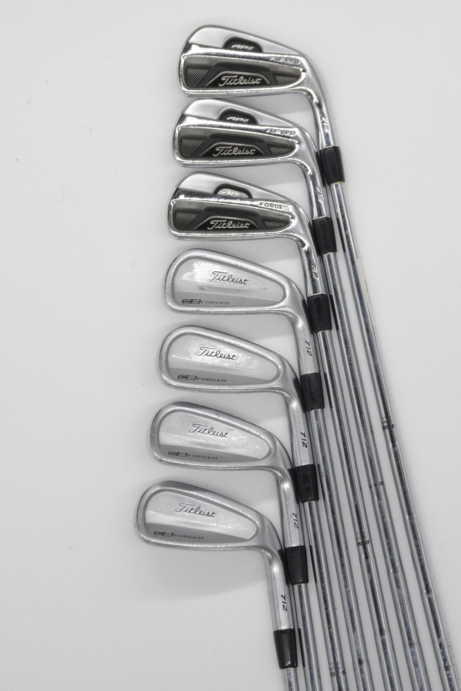 Titleist 712 AP2 Forged / 712 CB Forged Combo 4-PW Iron Set X Flex +0.75" Golf Clubs GolfRoots