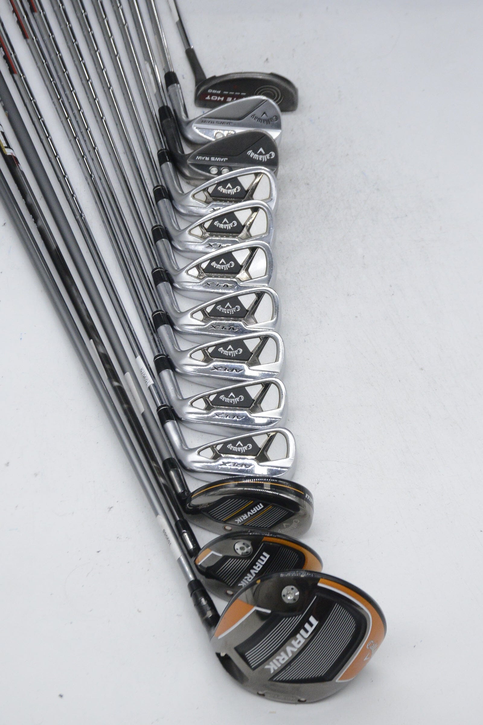 Callaway Apex 21 Mixed Full Set S Flex +0.75" Golf Clubs GolfRoots