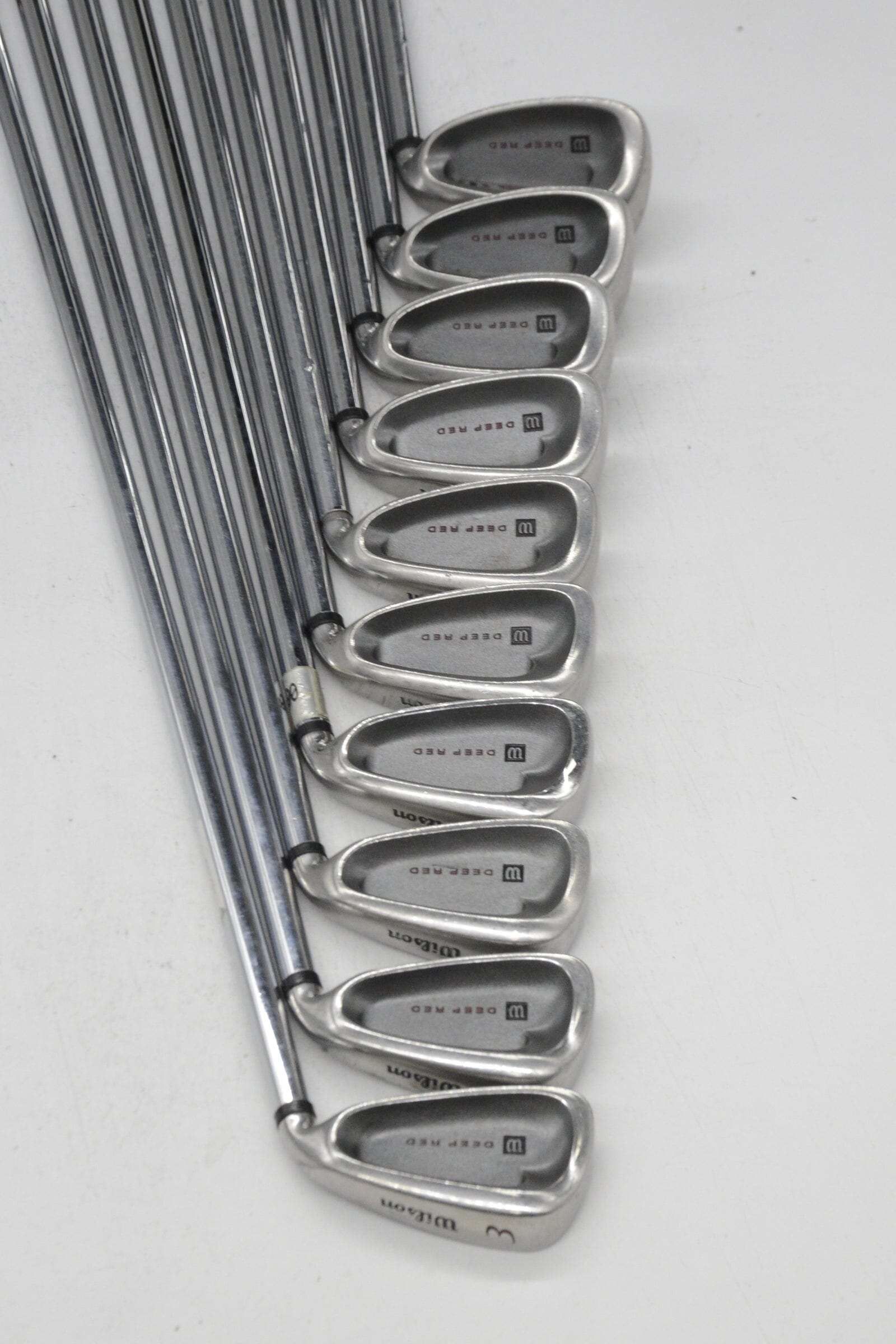 Wilson Deep Red 3-SW Iron Set R Flex Std Length Golf Clubs GolfRoots