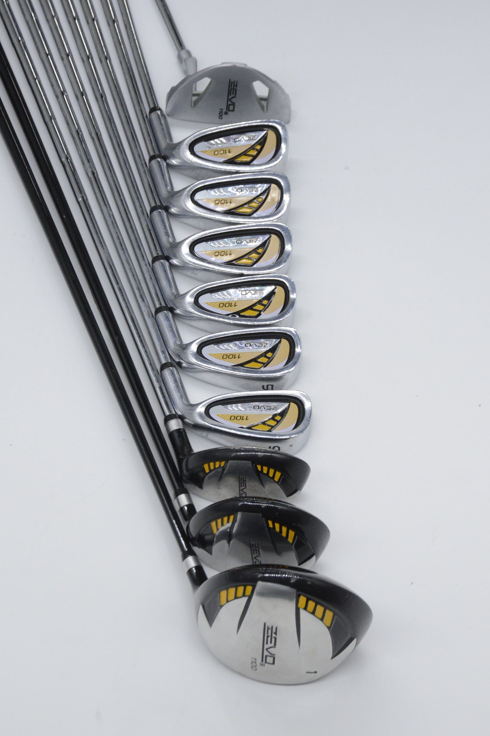 Zevo 1100 Mixed Full Set R Flex +0.25"