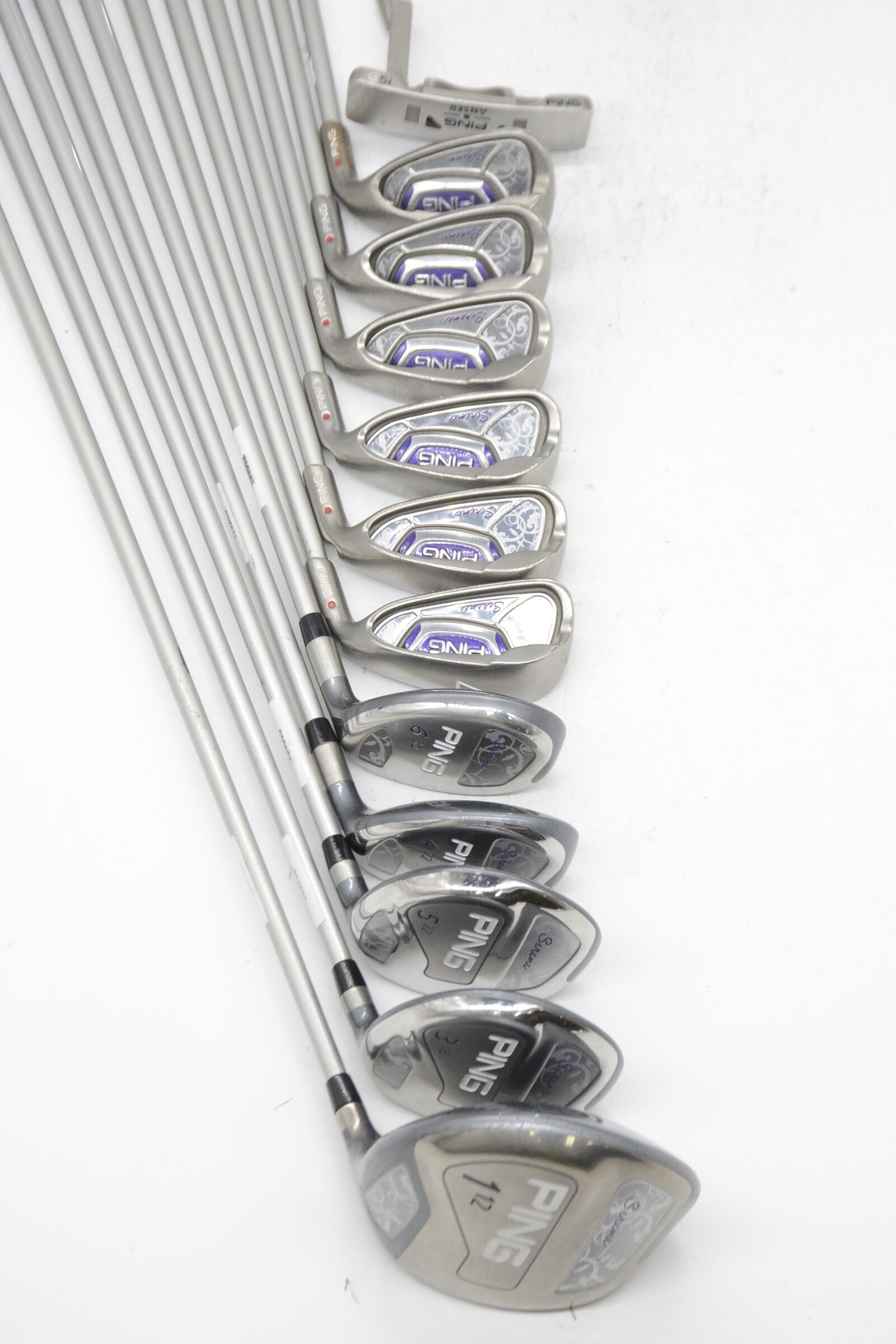 Women's Ping Serene Mixed Full Set W Flex Std Length Golf Clubs GolfRoots