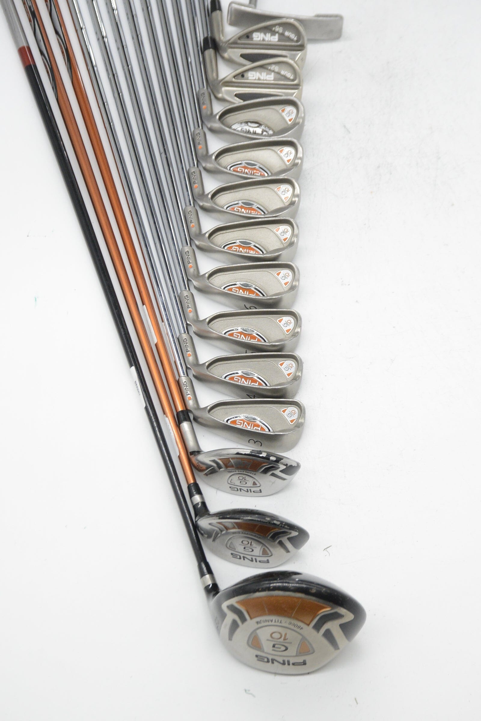 Ping G10 Mixed Full Set R Flex -0.5" Golf Clubs GolfRoots