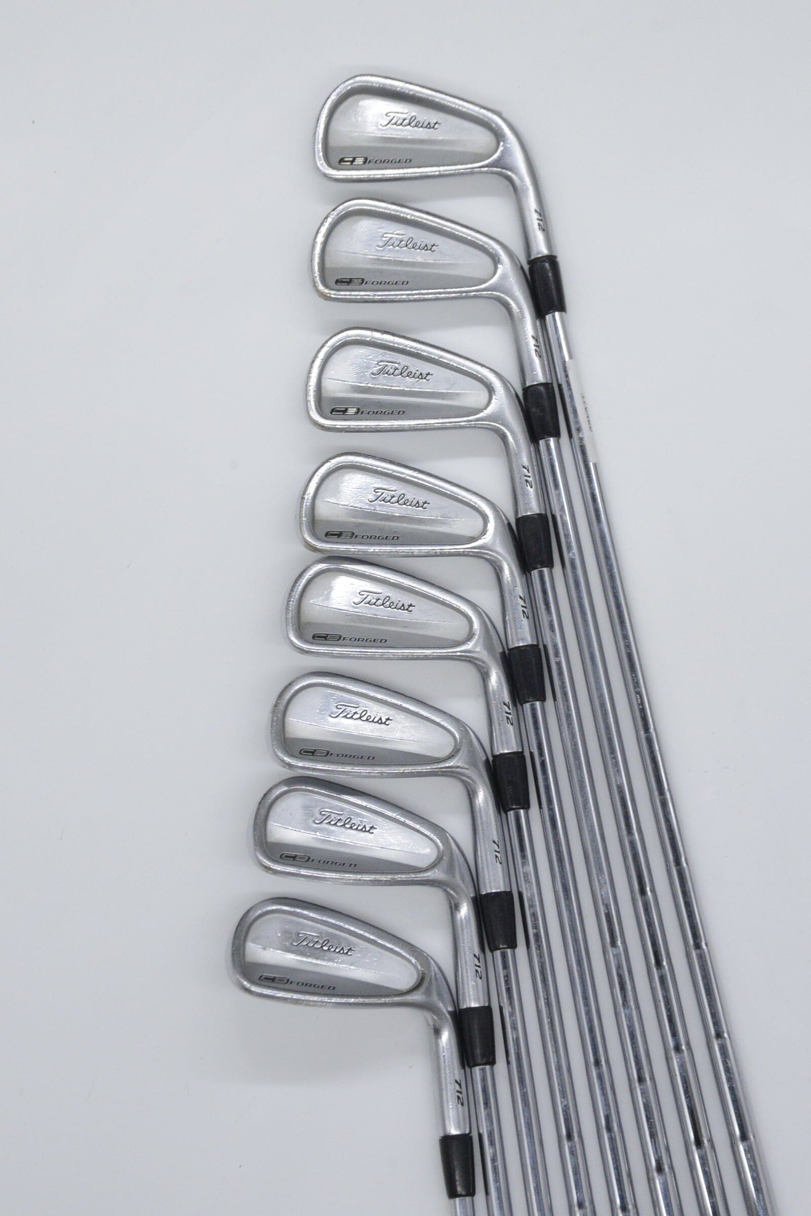Titleist 712 CB Forged 3-PW Iron Set S Flex Std Length Golf Clubs GolfRoots