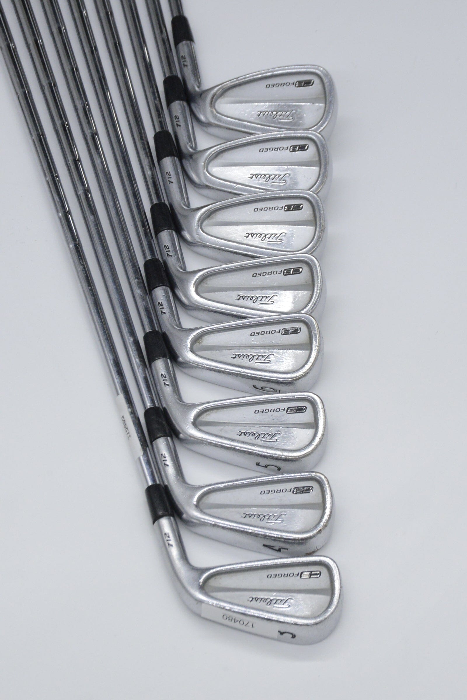 Titleist 712 CB Forged 3-PW Iron Set S Flex Std Length Golf Clubs GolfRoots