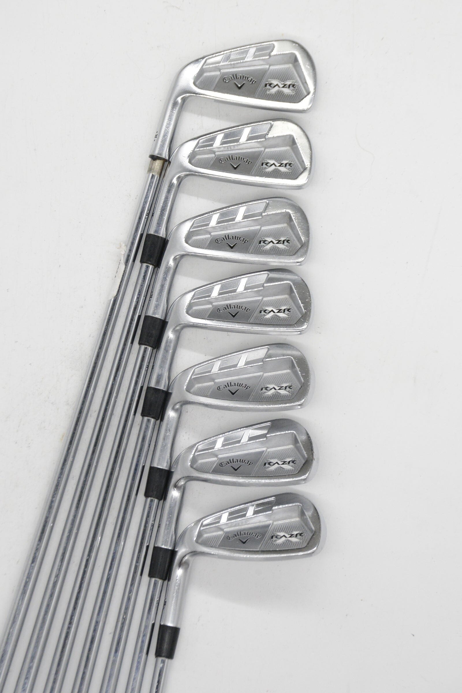 Lefty Callaway RAZR X Forged 4-PW Iron Set S Flex Std Length Golf Clubs GolfRoots