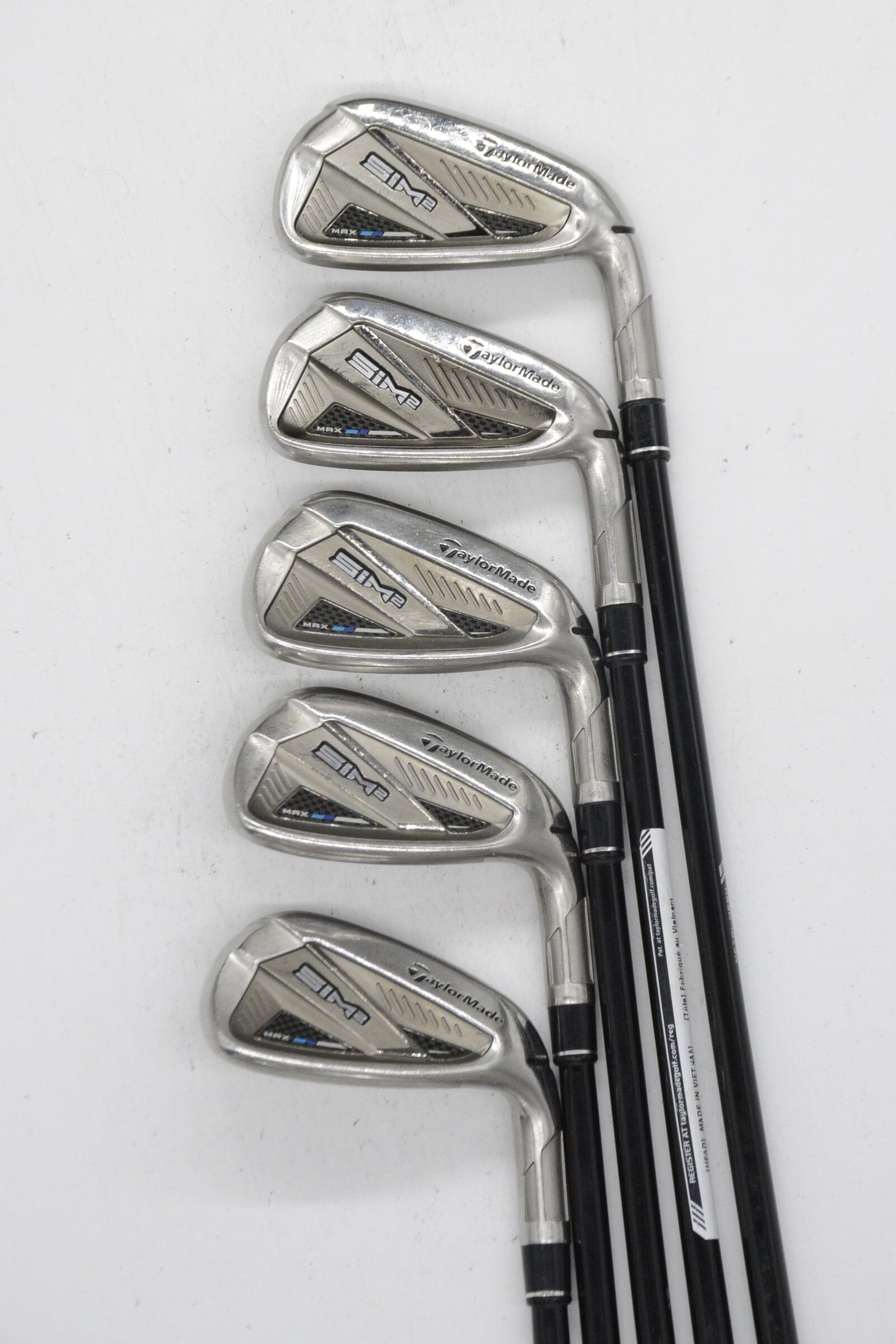 TaylorMade SIM2 Max 6-PW Iron Set SR Flex -0.5" Golf Clubs GolfRoots