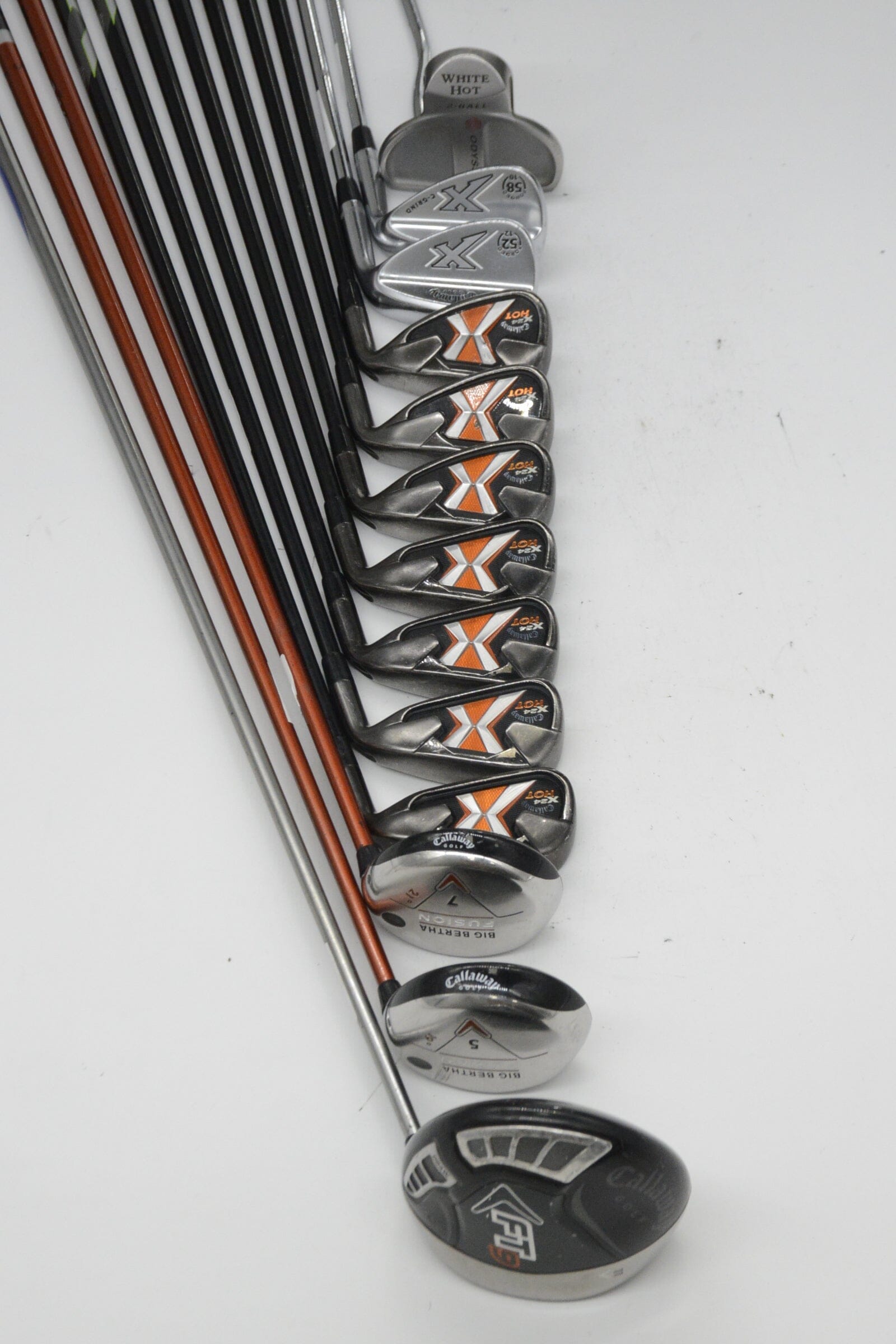 Callaway X24 Hot Mixed Full Set S Flex Std Length Golf Clubs GolfRoots