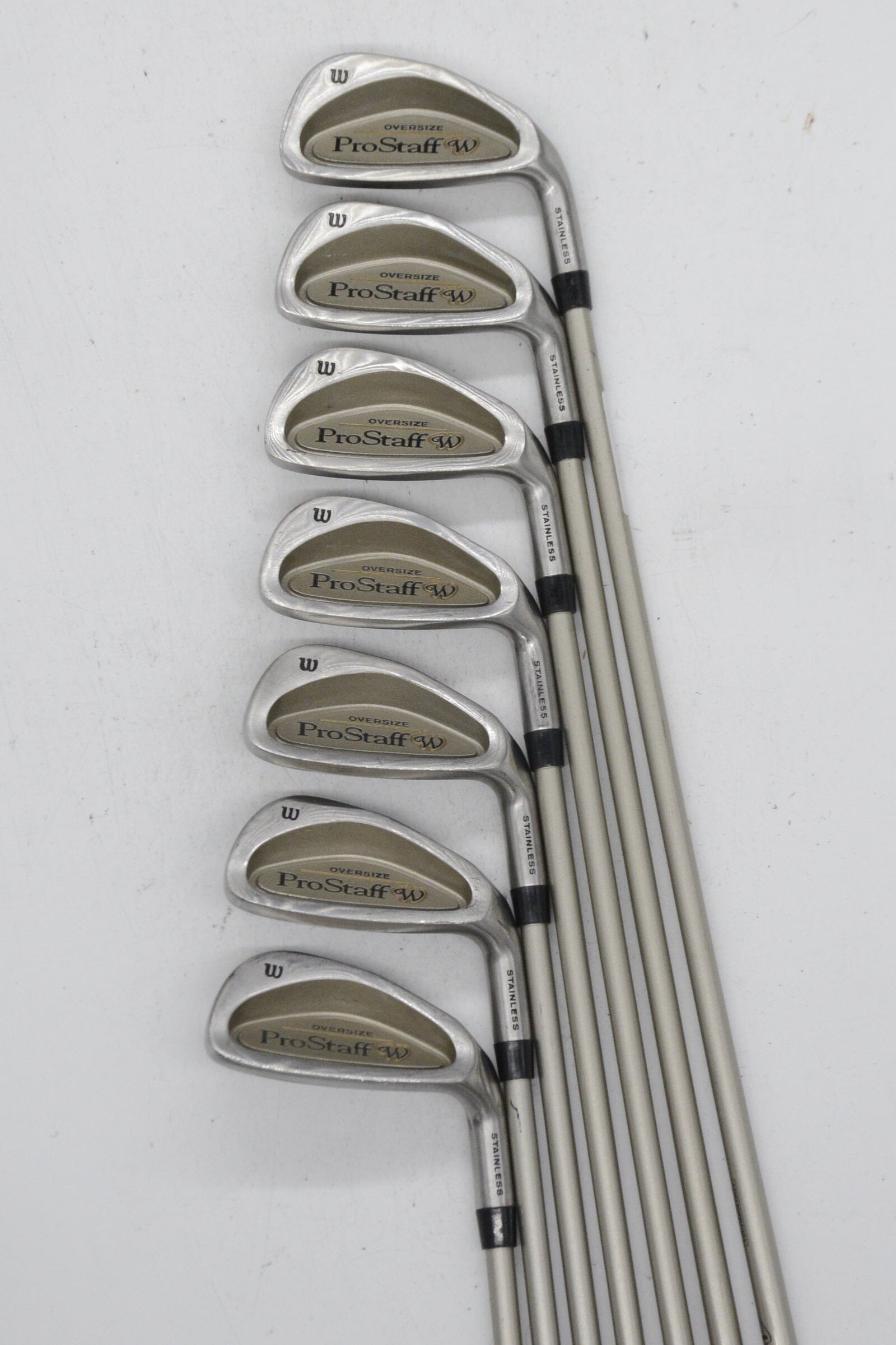 Women's Wilson Pro Staff Oversize 4-PW Iron Set W Flex -0.25" Golf Clubs GolfRoots
