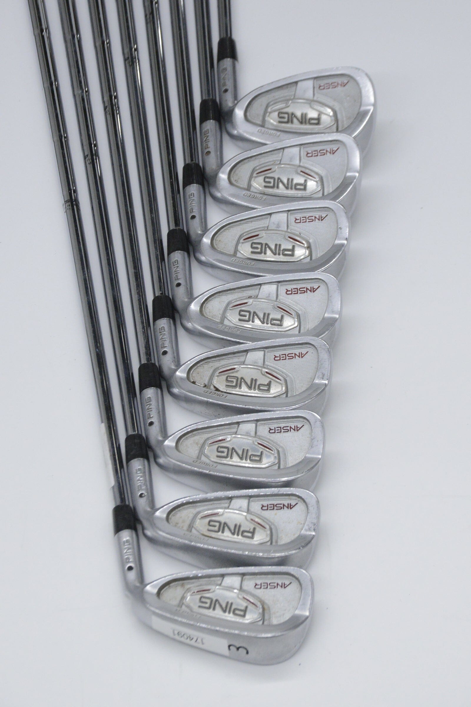 Ping Anser Forged 3-PW Iron Set S Flex Std Length Golf Clubs GolfRoots