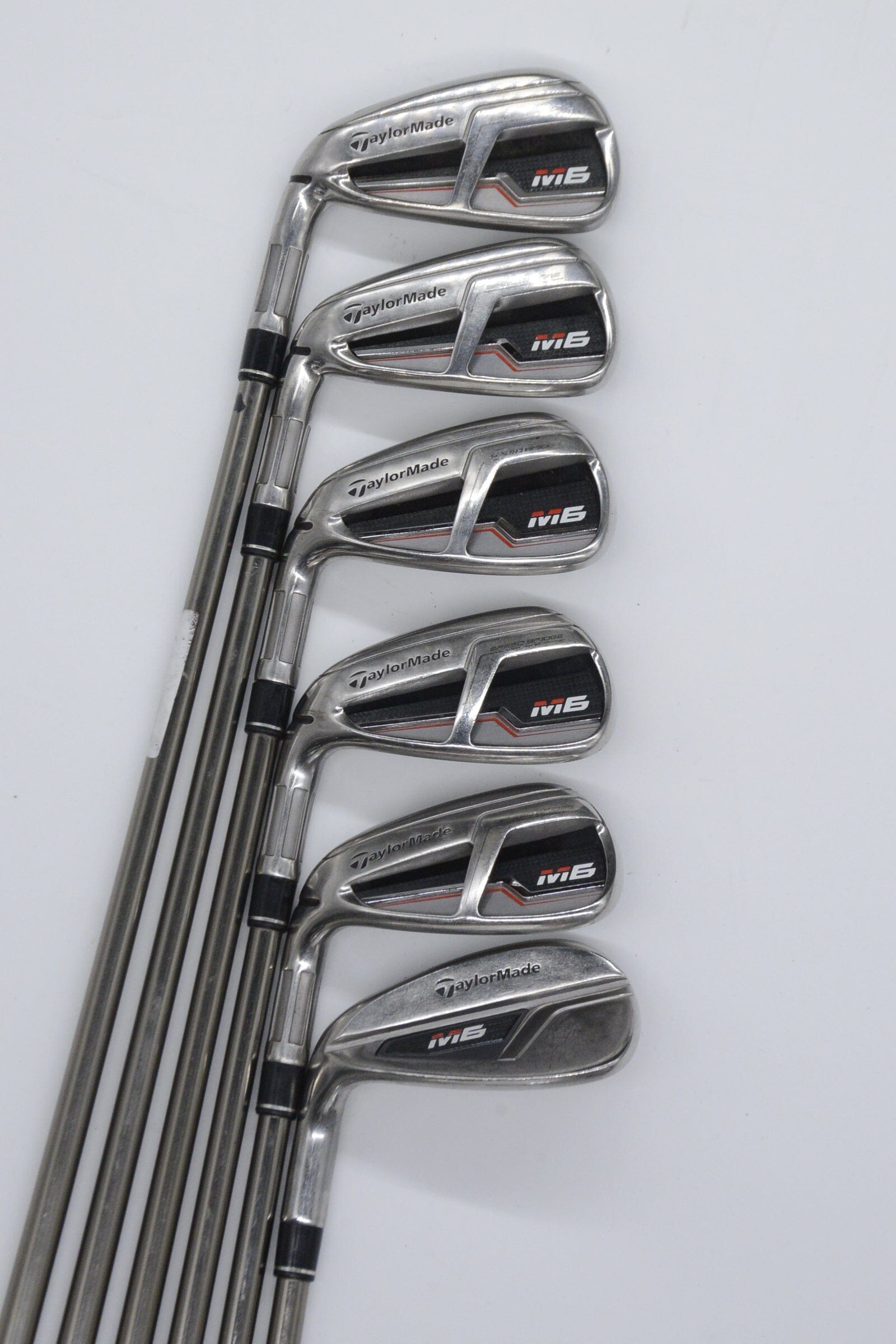 Lefty TaylorMade M6 6-AW Iron Set SR Flex Std Length Golf Clubs GolfRoots