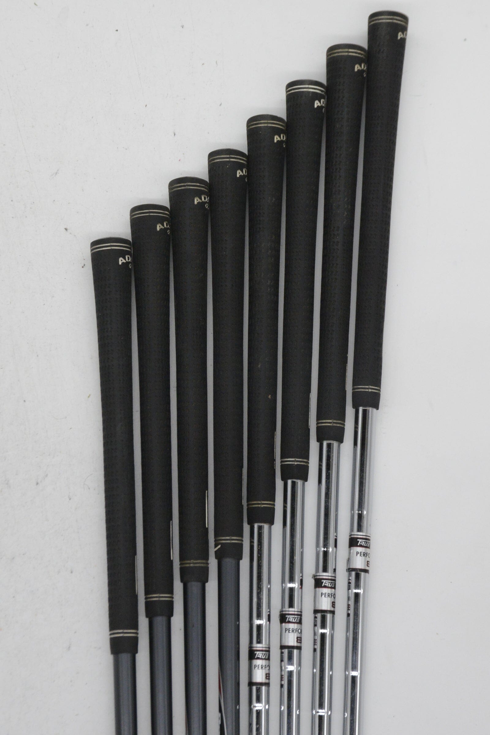 Adams Idea A12Os Hybrid 3-8, PW-GW Iron Set S Flex +0.5" Golf Clubs GolfRoots