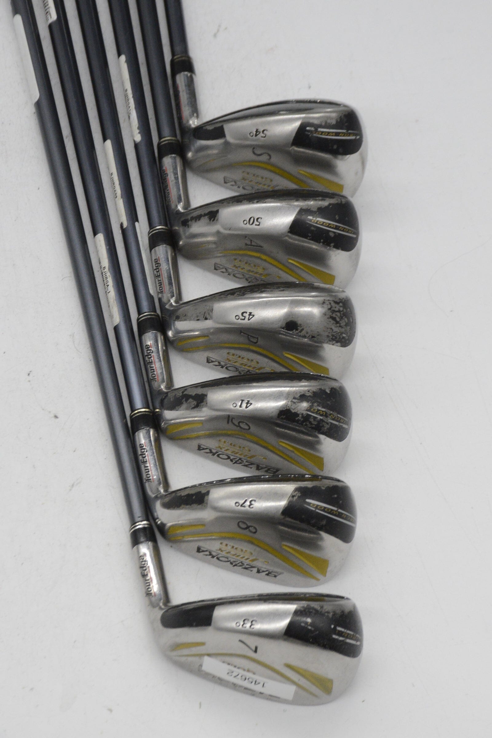 Tour Edge Bazooka JMAX Gold 7-SW Iron Set SR Flex -0.25" Golf Clubs GolfRoots