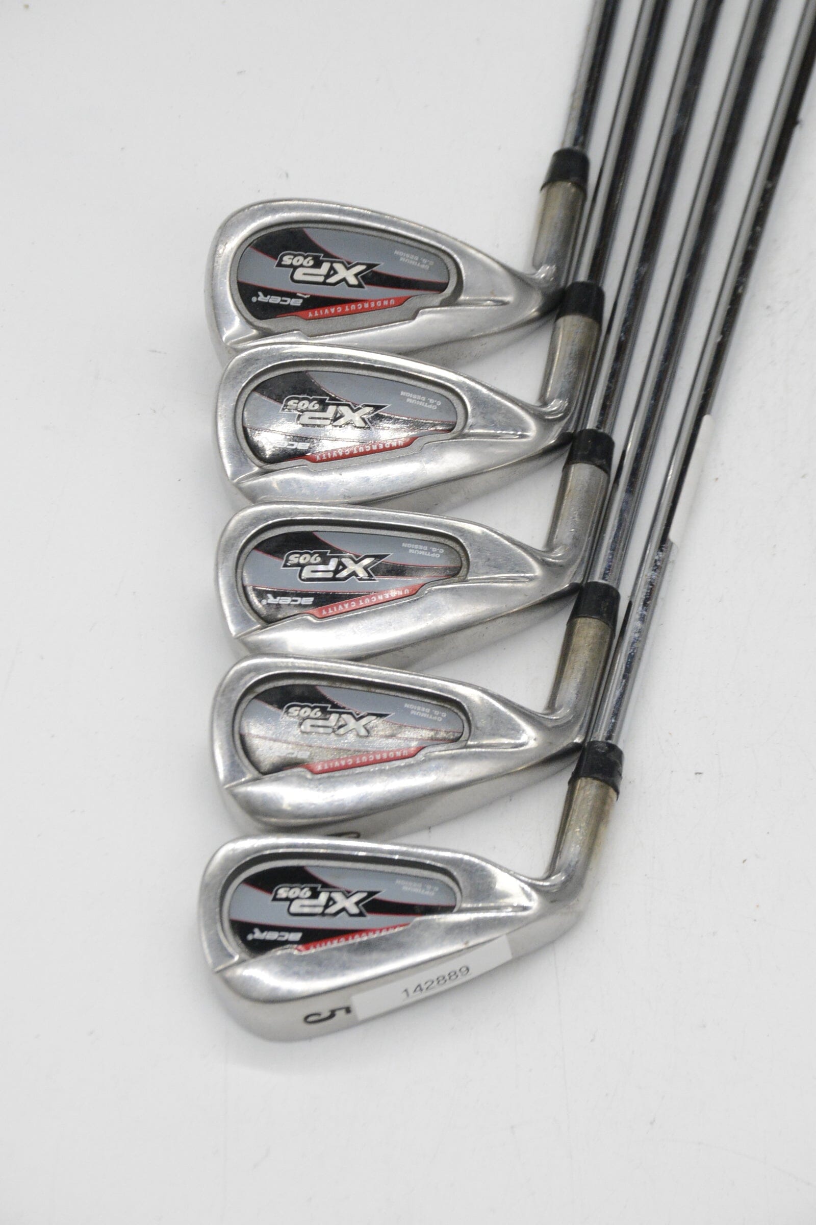 Lefty Acer XP 905 5-8, PW Iron Set S Flex Std Length Golf Clubs GolfRoots