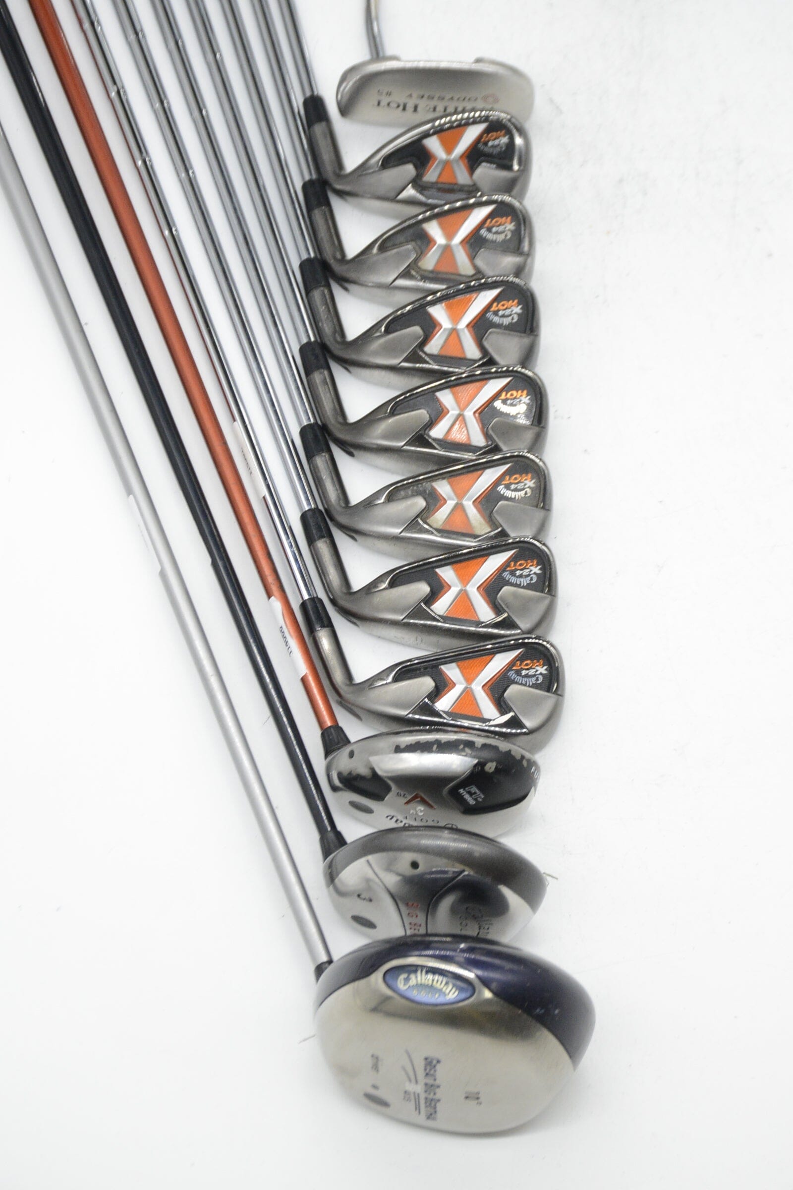 Callaway X-24 Hot Mixed Full Set Uniflex Std Length Golf Clubs GolfRoots