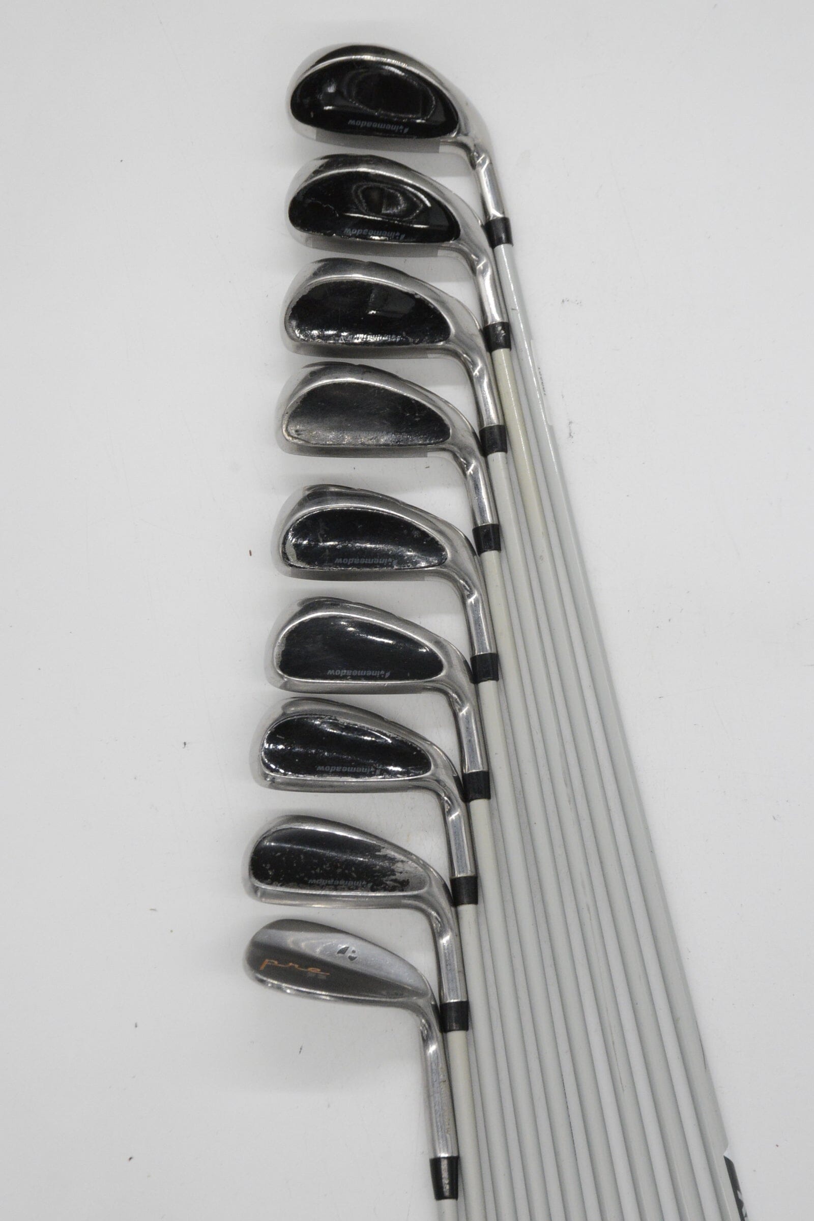 Women's Pinemeadow Pure 3-PW, SW Iron Set W Flex +1" Golf Clubs GolfRoots