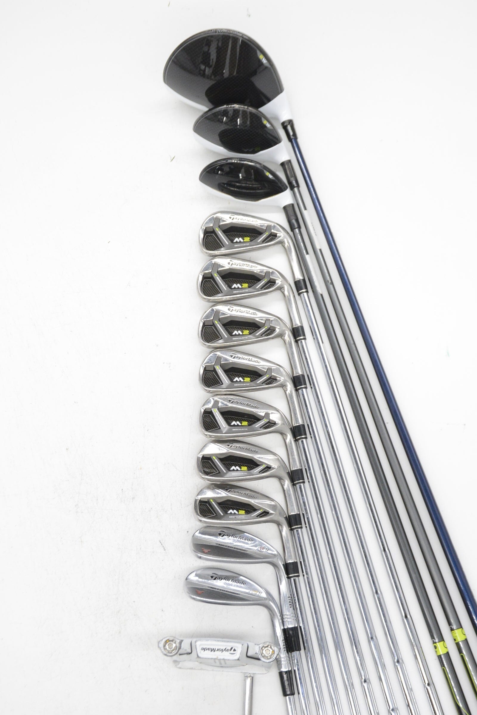 TaylorMade M2 2017 Mixed Full Set R Flex +0.5" Golf Clubs GolfRoots